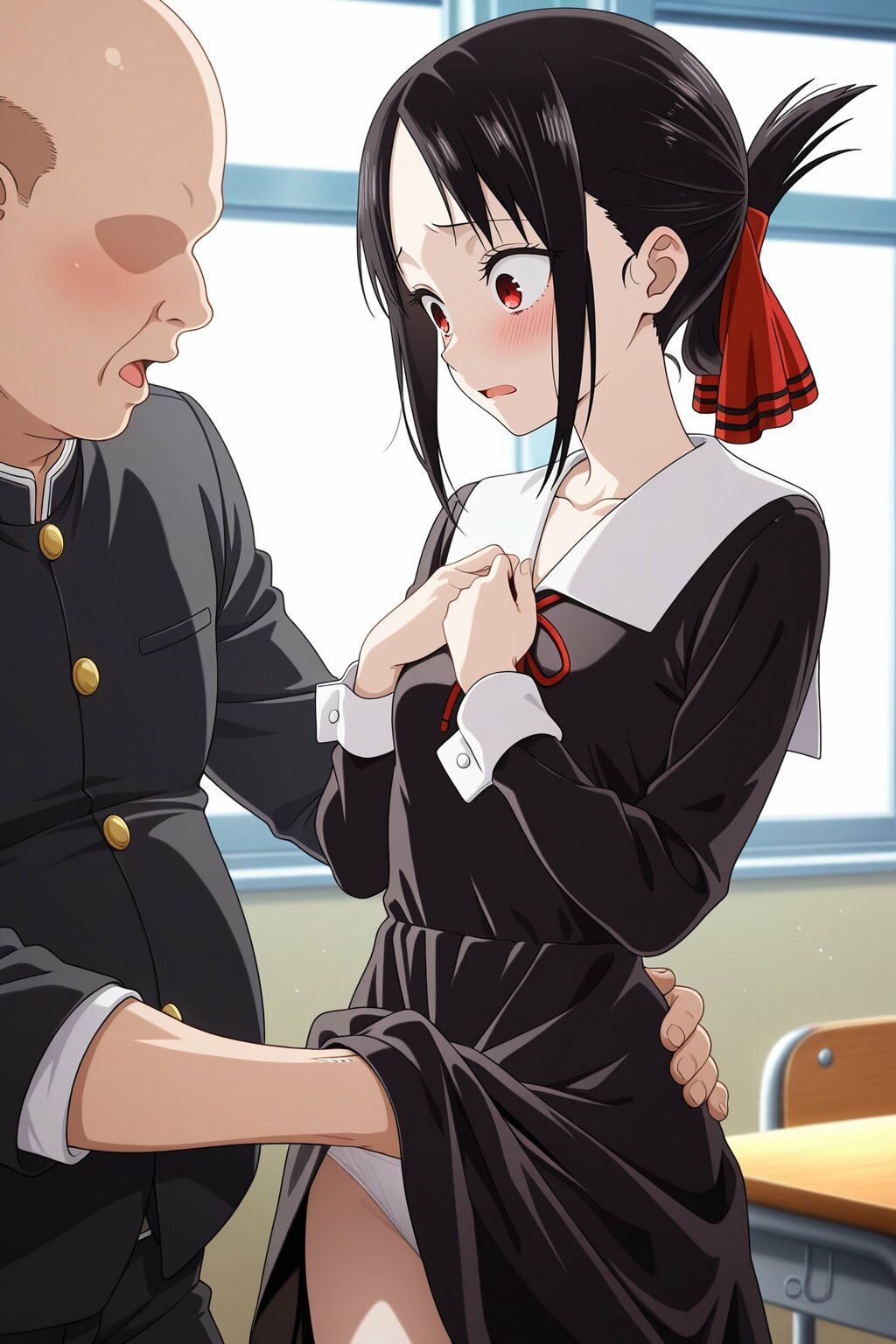 四宮か●や キモおじ強●性指導 サンプル画像2