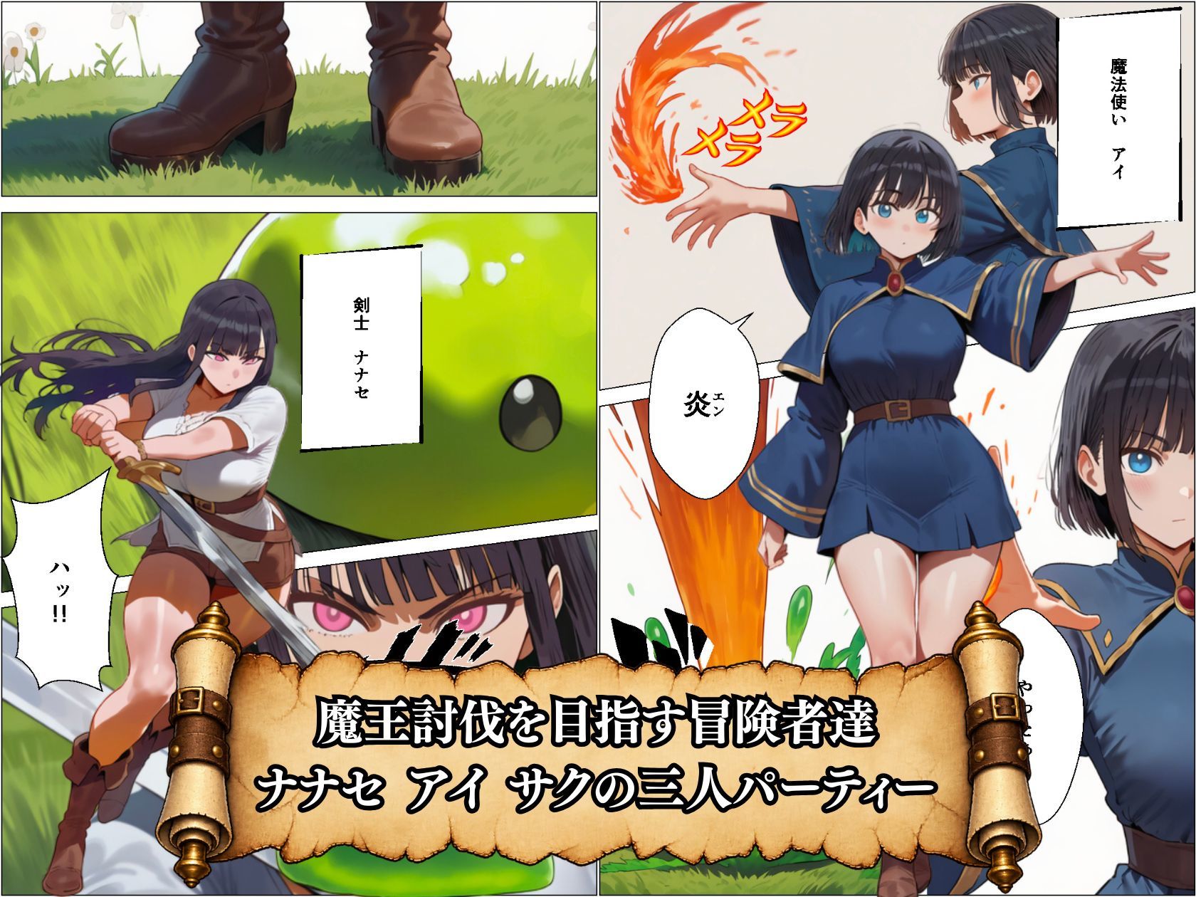 回復方法は生ハメです。〜異世界僧侶のパーティー回復記〜 サンプル画像1