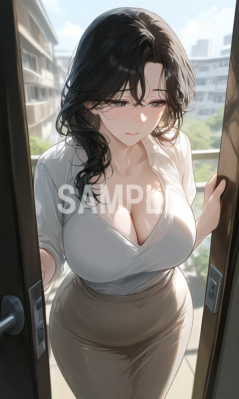 回覧板の最後に書かれた名前 ―逃げ場のない人妻― サンプル画像1