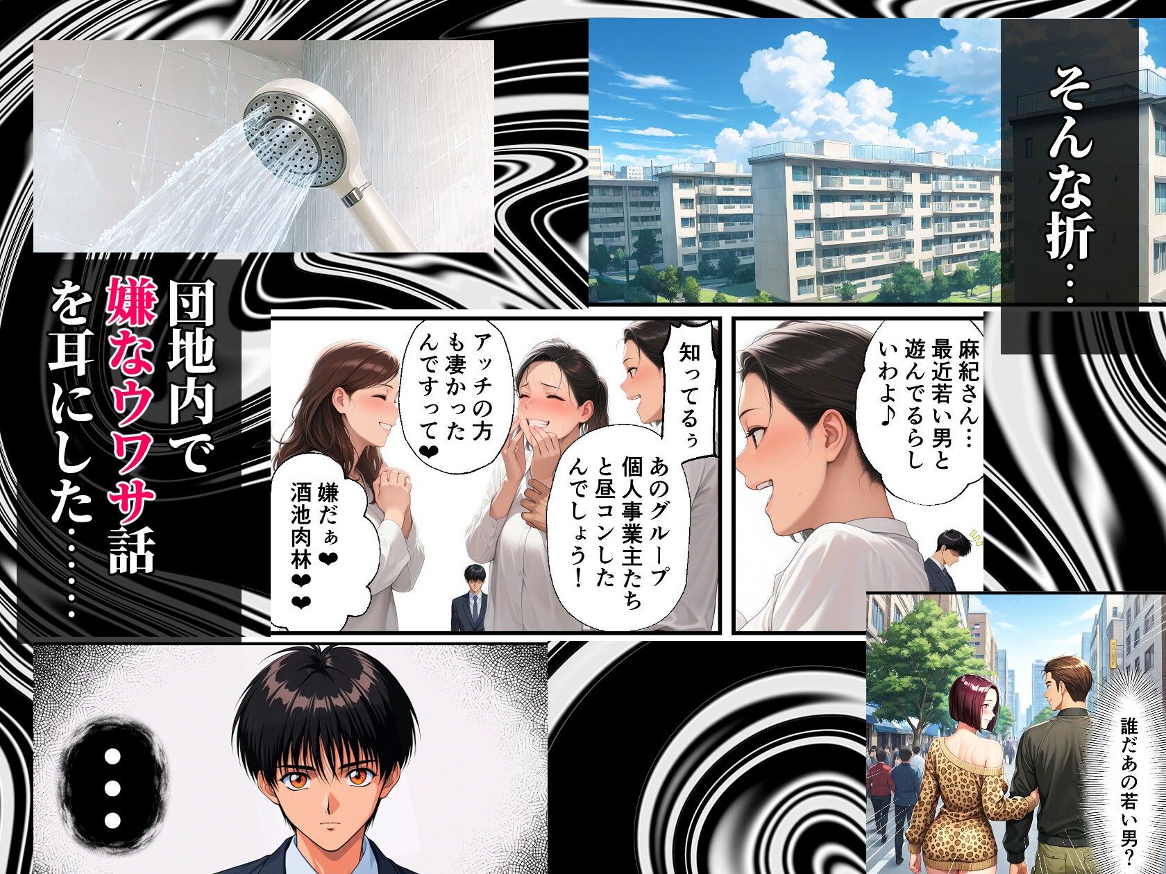 団地妻NTR〜清楚妻が早漏雑魚ちんこ（ダンナ）に欲求不満爆発？ NN（生中だし）オフ会しちゃった話〜 サンプル画像5
