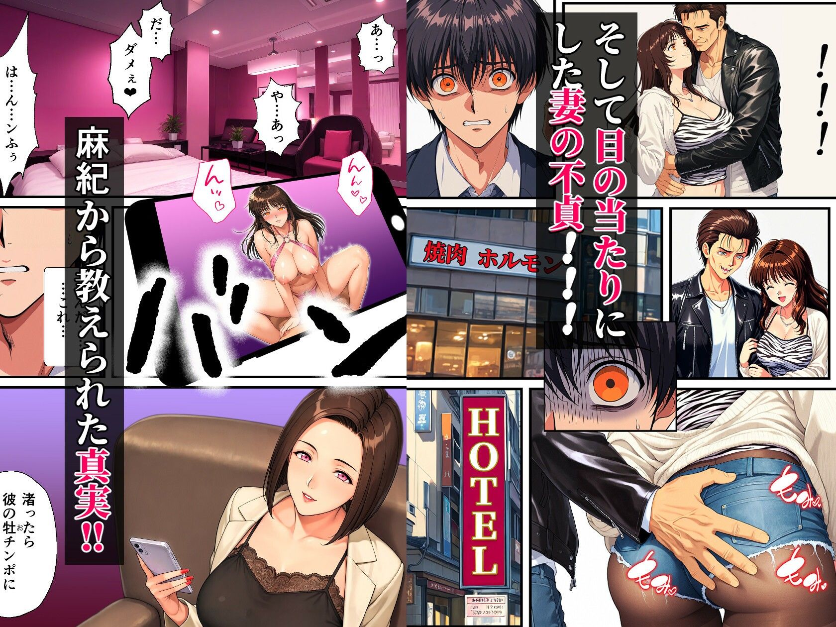 団地妻NTR〜清楚妻が早漏雑魚ちんこ（ダンナ）に欲求不満爆発？ NN（生中だし）オフ会しちゃった話〜 サンプル画像6