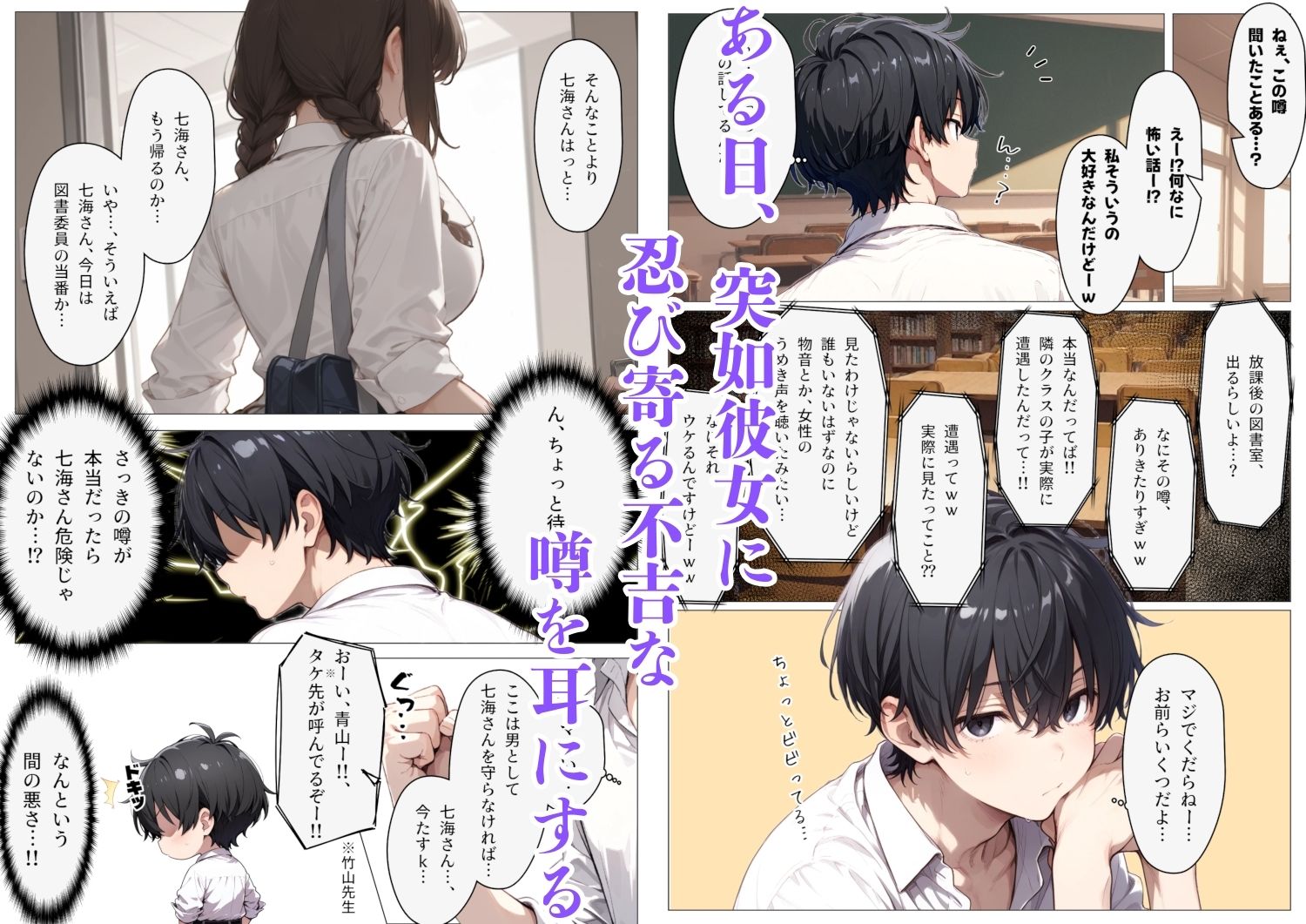 図書室の彼女と僕だけの秘密 サンプル画像2