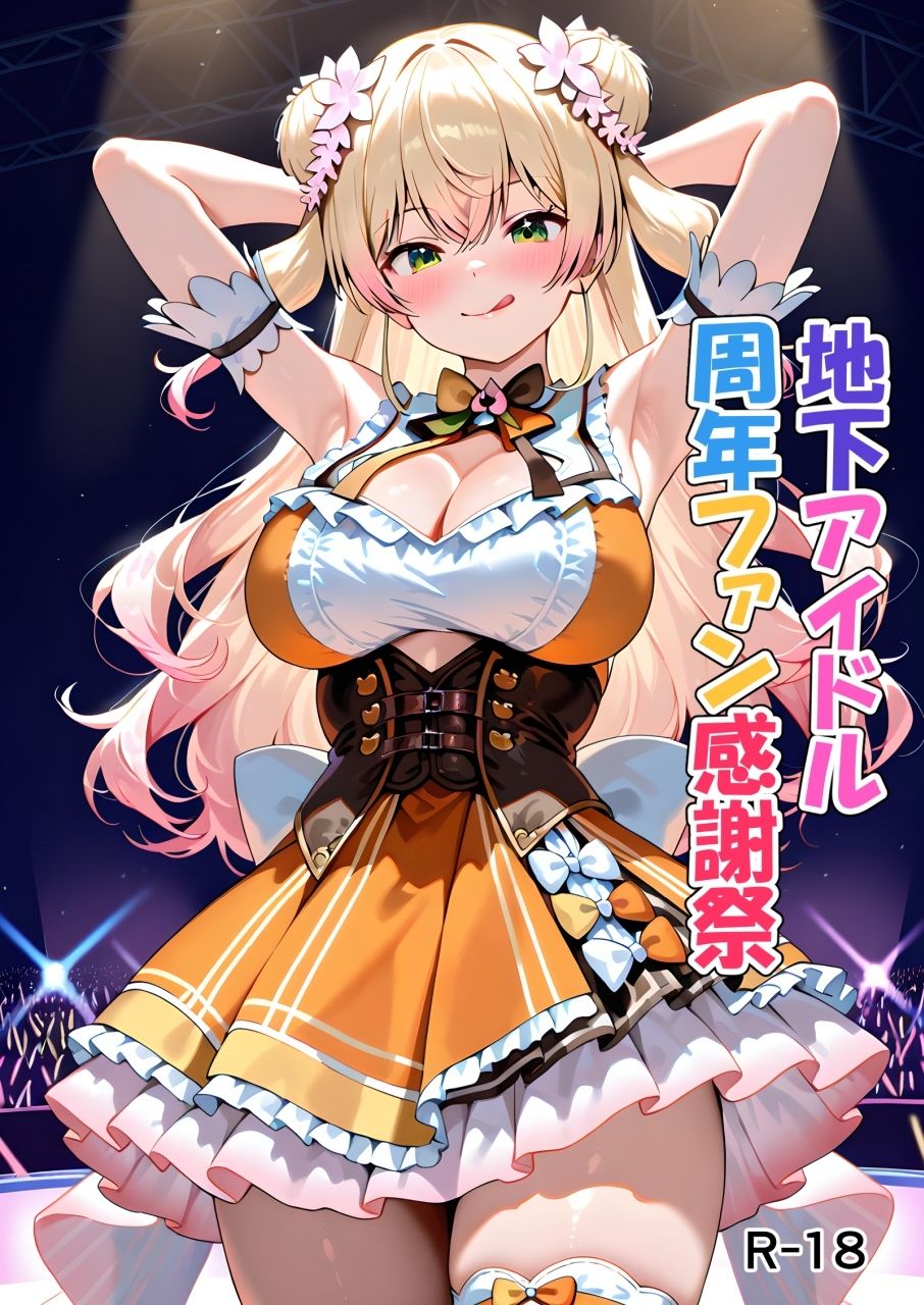 地下アイドル周年ファン感謝祭（桃●ね●） サンプル画像1