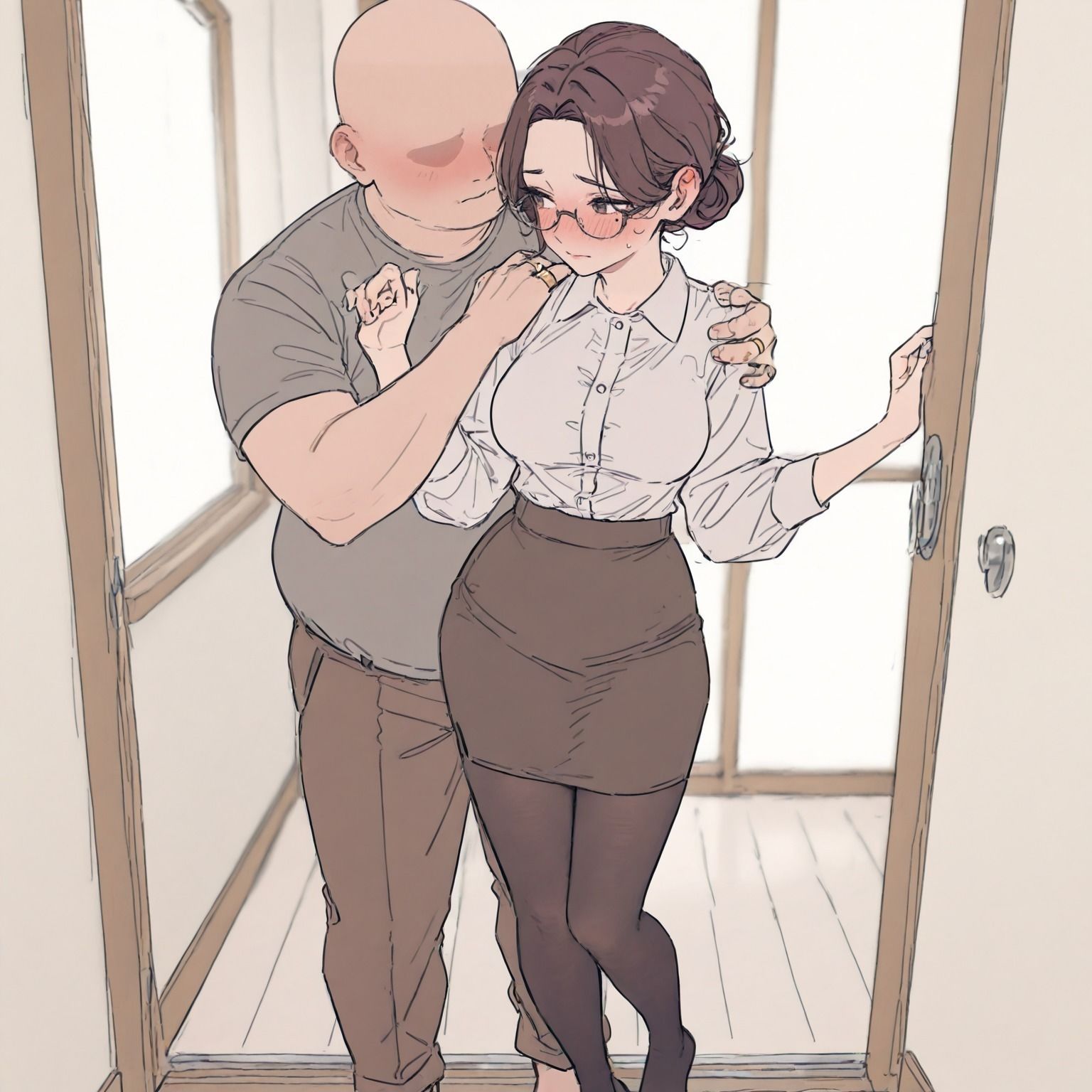 地味で貞淑な隣の人妻が尻穴で堕ちるまで サンプル画像2