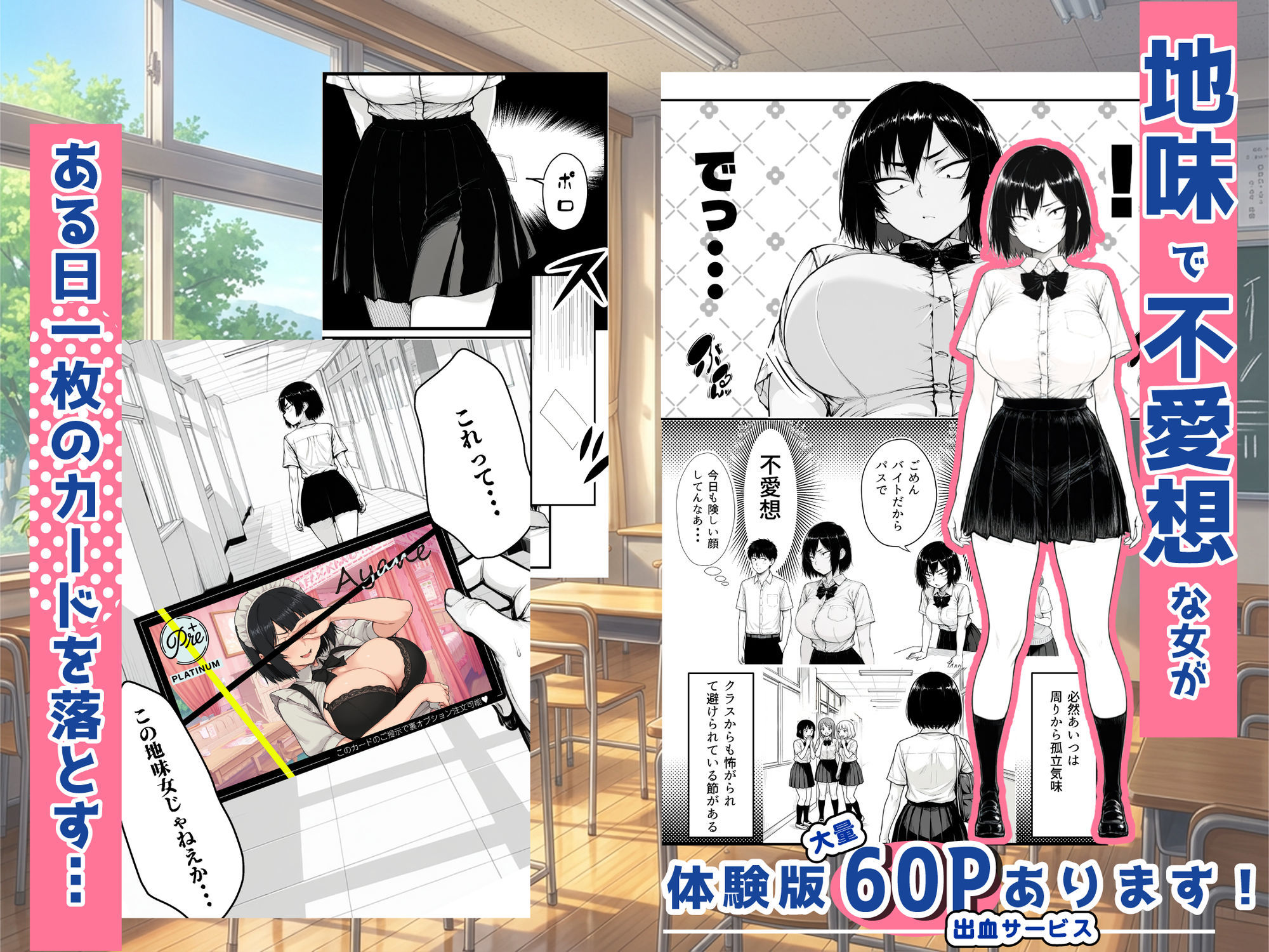 地味なクラスメイトがコンカフェ店員！？くっそドハマりして散財してしまった件 サンプル画像2