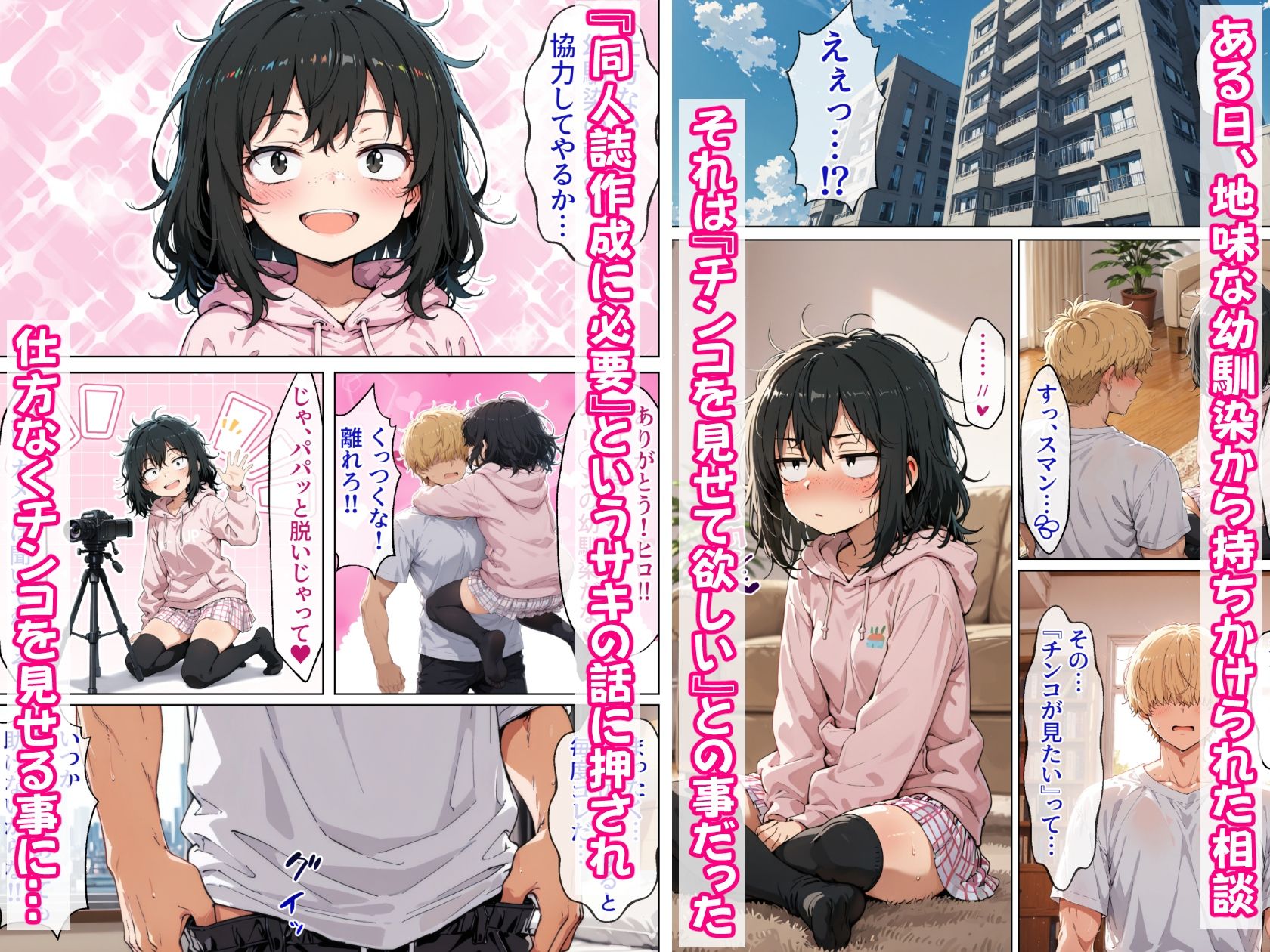 地味な幼馴染はエッチの虜になる サンプル画像1