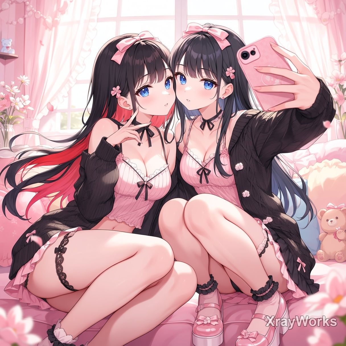 地雷系美少女の日常的パンチラ CG157枚＋ショート動画133本 サンプル画像2