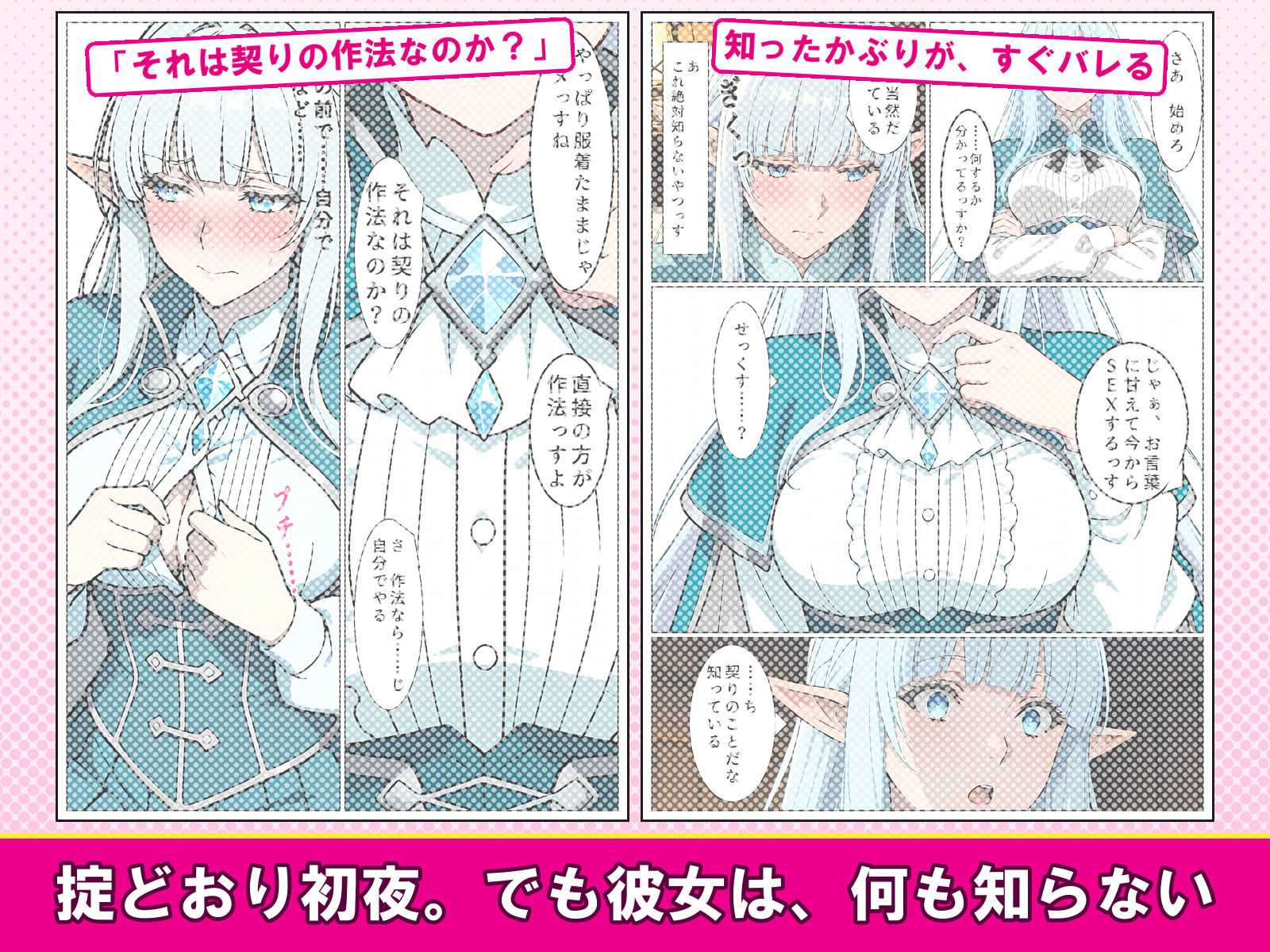 堅物エルフの胸に触れたら、掟で夫になって初夜を教えることになった件 サンプル画像2