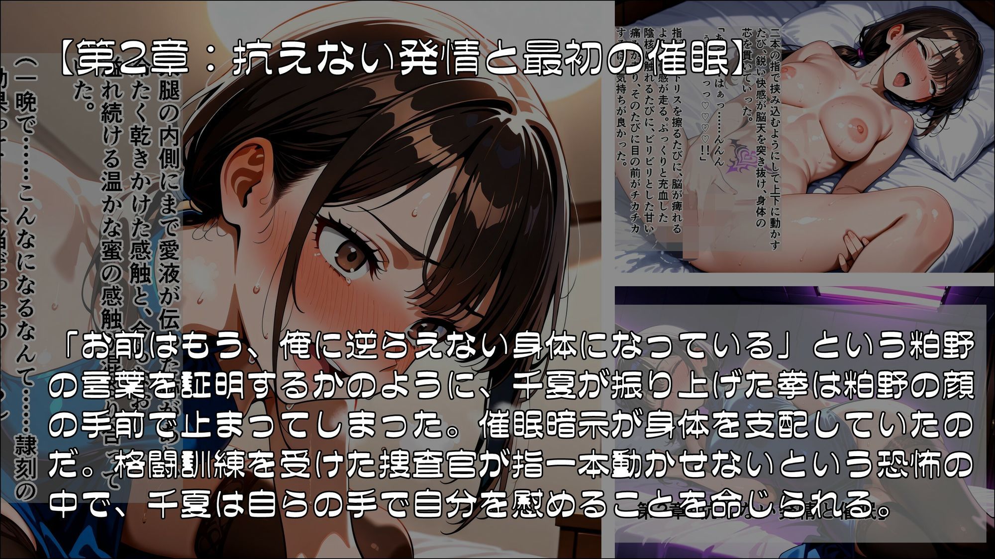 堕落の隷刻 〜ナノマシンに侵された潜入捜査官の、抗えない7日間〜_前編 サンプル画像2