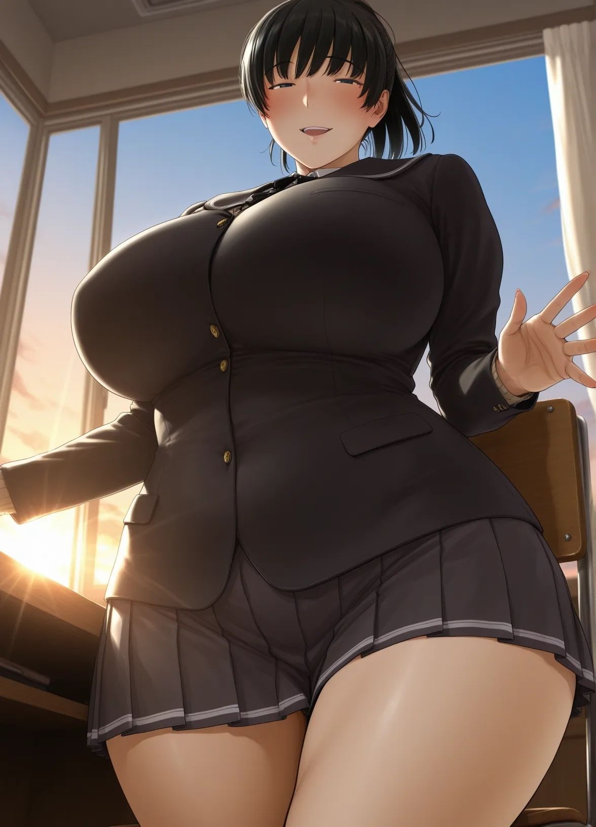 塚〇響 ムチムチな年上女性とお泊りえっち サンプル画像2