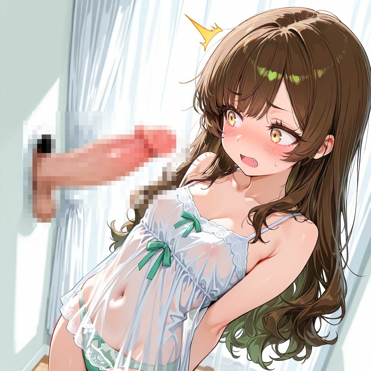 壁チンポには抗えない！ サンプル画像1