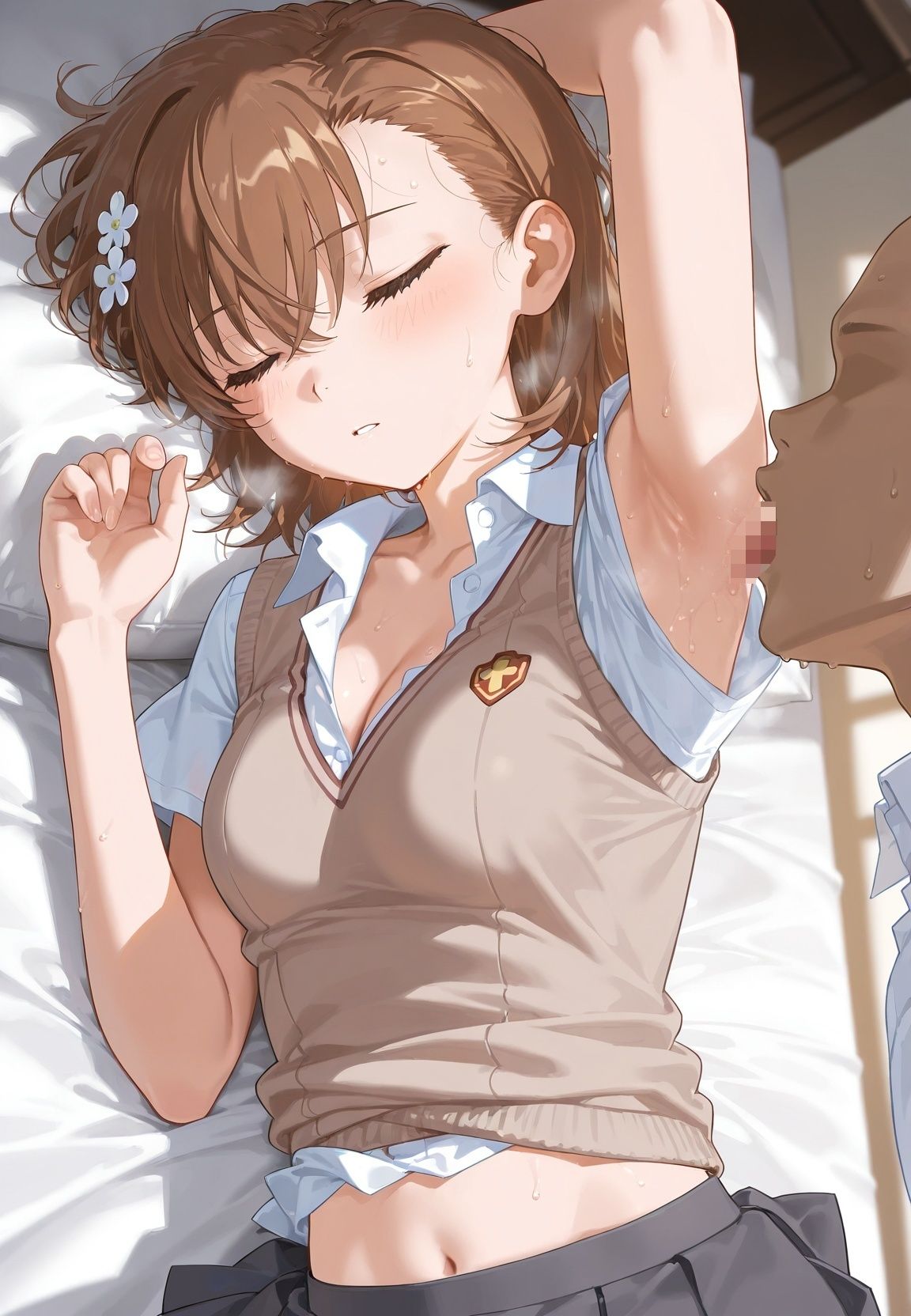 声かけられてお茶しただけなのに・・・簡単にお持ち帰りされて種付け調教されちゃう件www と〇る科学の超電磁砲 サンプル画像1