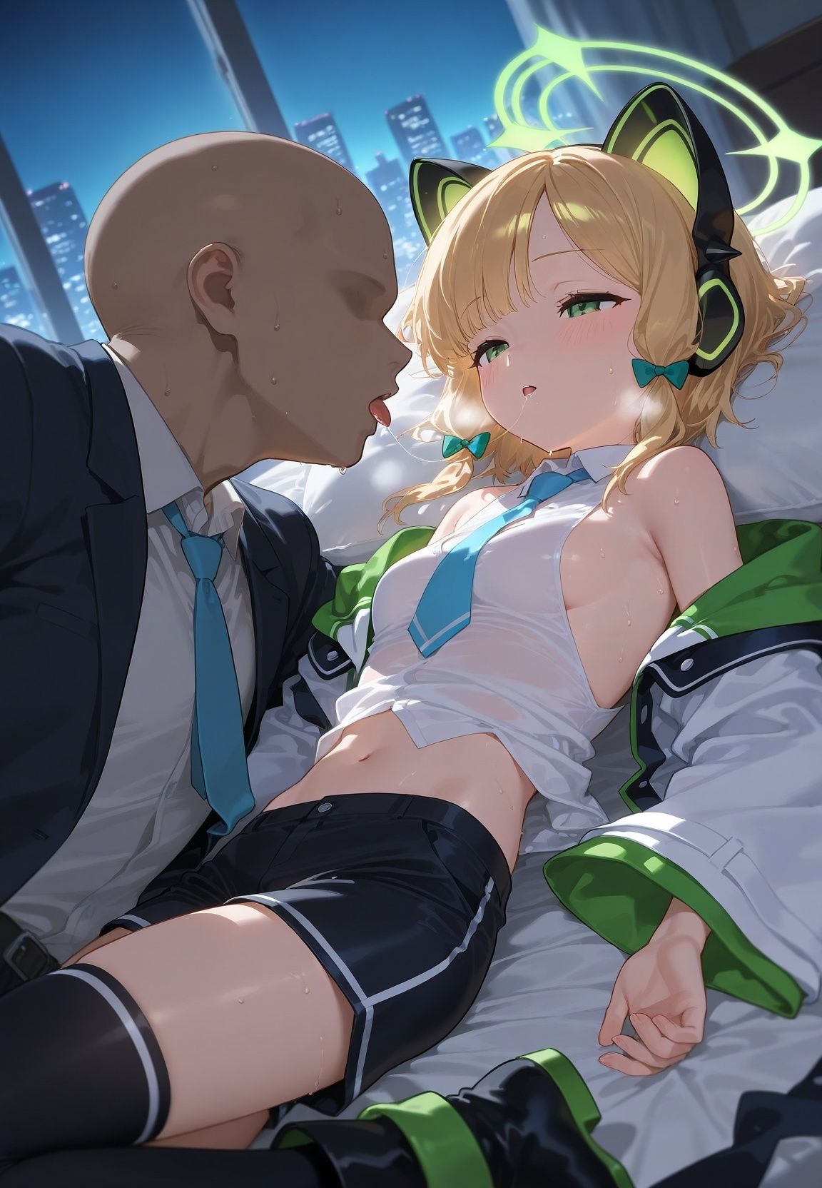 声かけられてお茶しただけなのに・・・簡単にお持ち帰りされて種付け調教されちゃう件www ブ〇ーアーカイブ 3 サンプル画像3