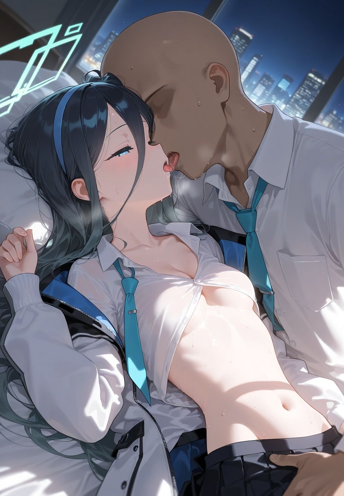 声かけられてお茶しただけなのに・・・簡単にお持ち帰りされて種付け調教されちゃう件www ブ〇ーアーカイブ 1 サンプル画像5