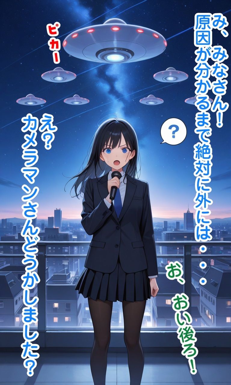 変態ふたなり化ビームが急に空から降ってくる世界 サンプル画像2