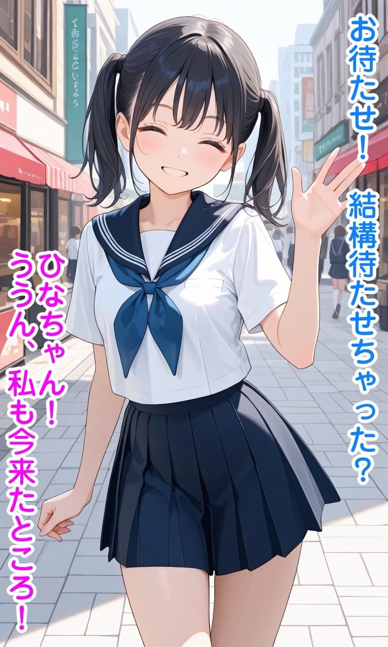 変態ふたなり化ビームが急に空から降ってくる世界 サンプル画像7