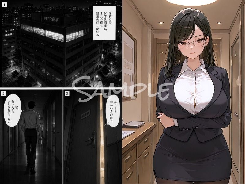 変態オフィス潜入:Hで給料アップ3 〜NTR商事・氷の査定員 綾乃の深夜残業の秘密〜 サンプル画像2