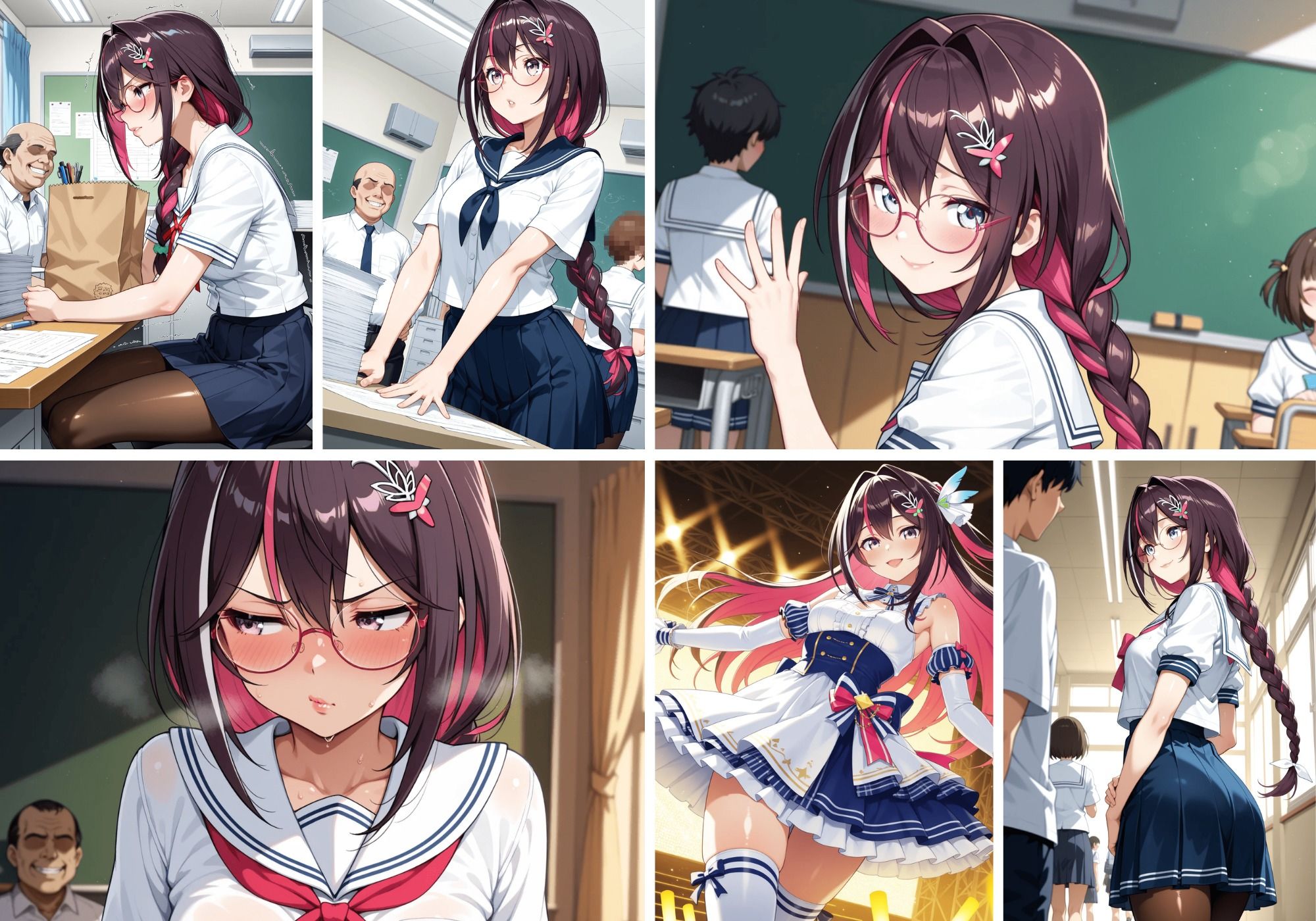 変態教師にアイドルばれしたAZ〇i サンプル画像1