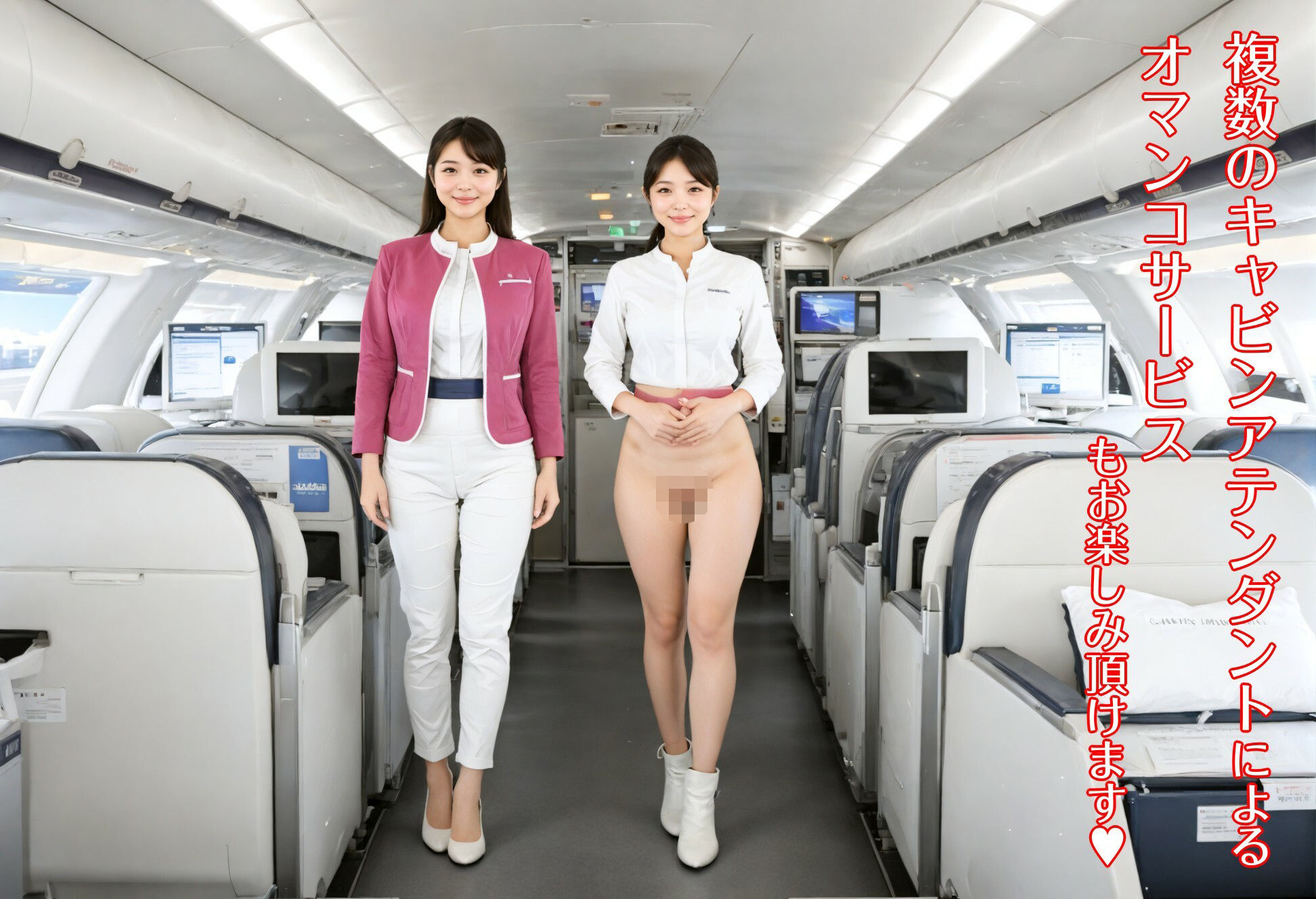 変態航空2〜オマンコご奉仕サービスでおもてなし〜 サンプル画像5