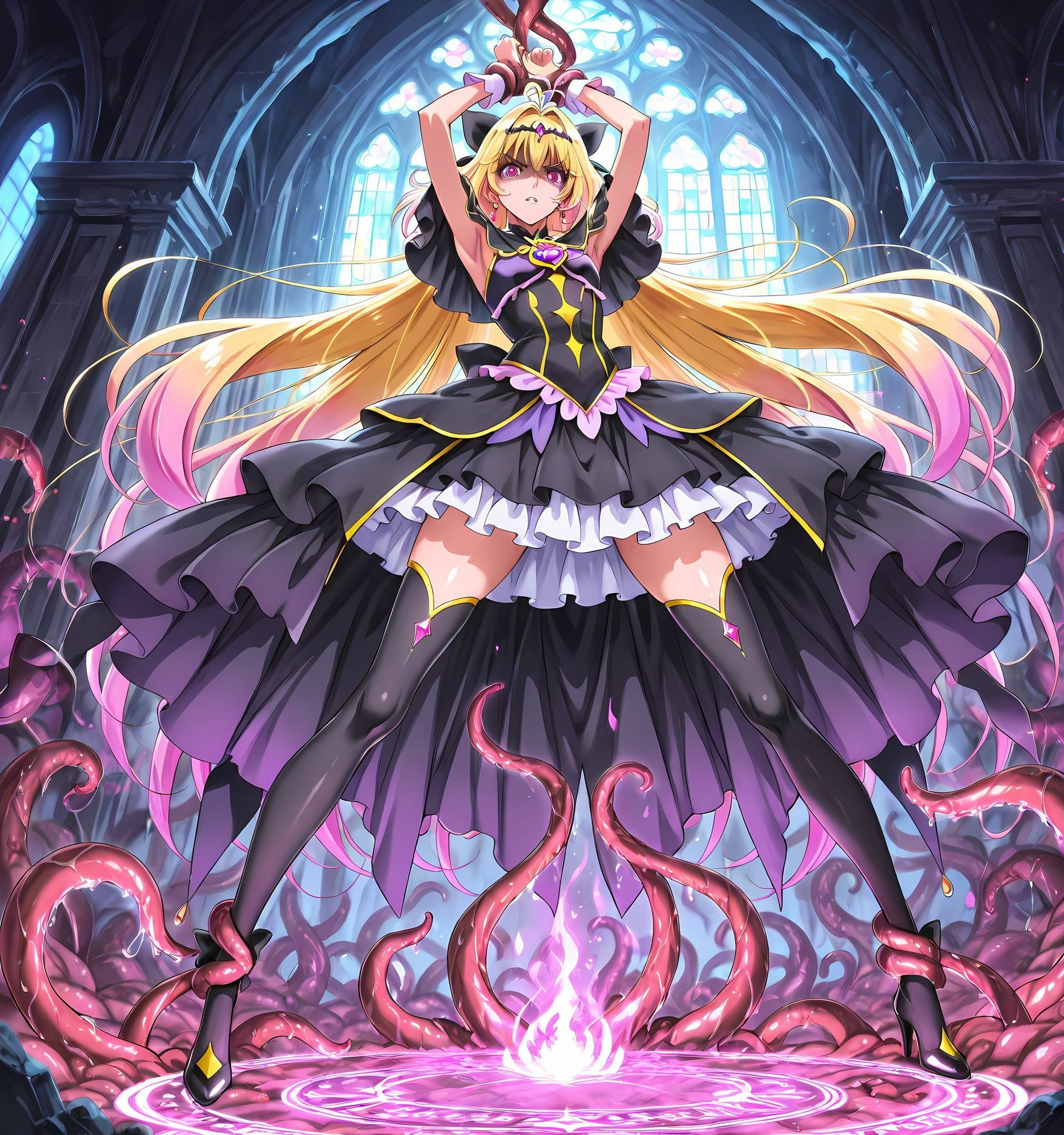 変身ヒロイン洗脳丸呑み悪堕ち〜淫魔転生〜 サンプル画像3