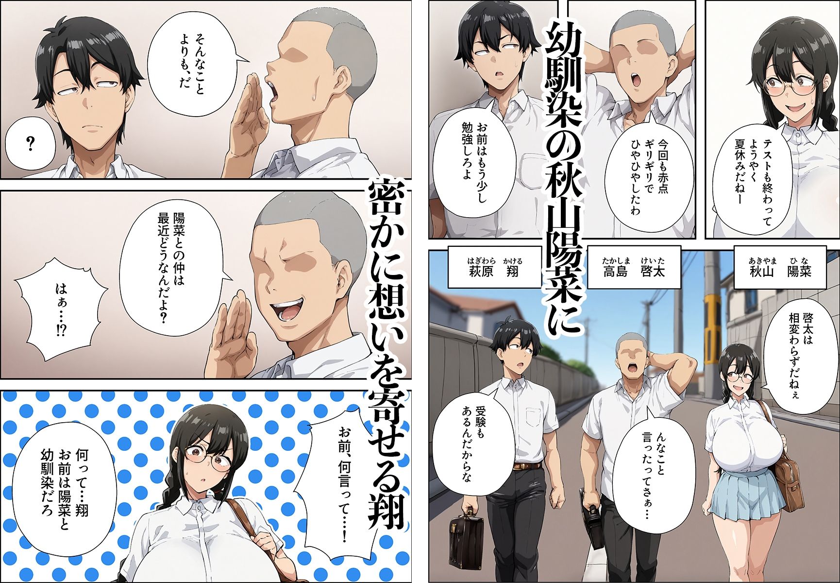 夏が終わる前に告白するから〜地味な幼馴染は絶倫巨根に堕ちる〜 サンプル画像1