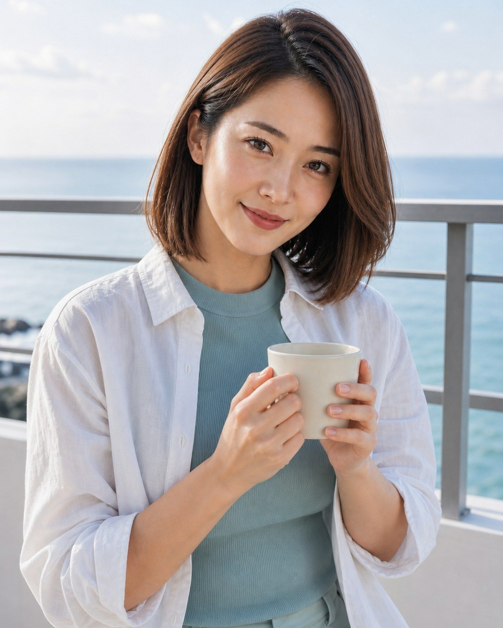 夏の海辺ホテルで、紗季と。 サンプル画像9