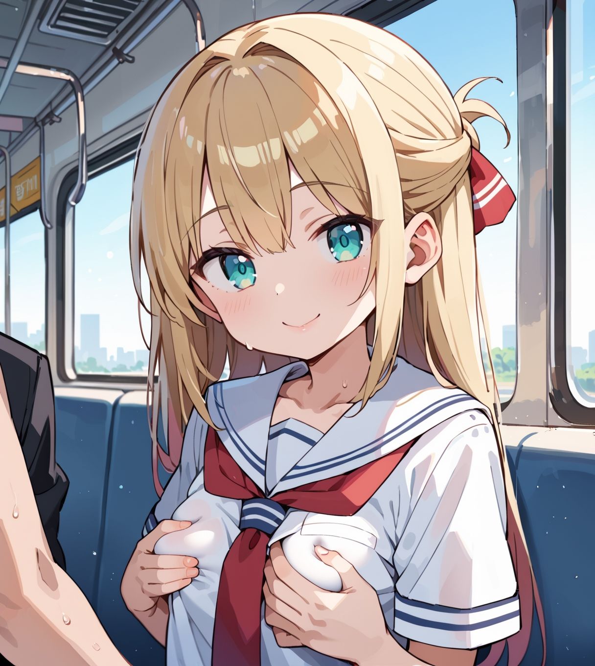 夏休みの午後、ローカル線で君とpart.1 サンプル画像2