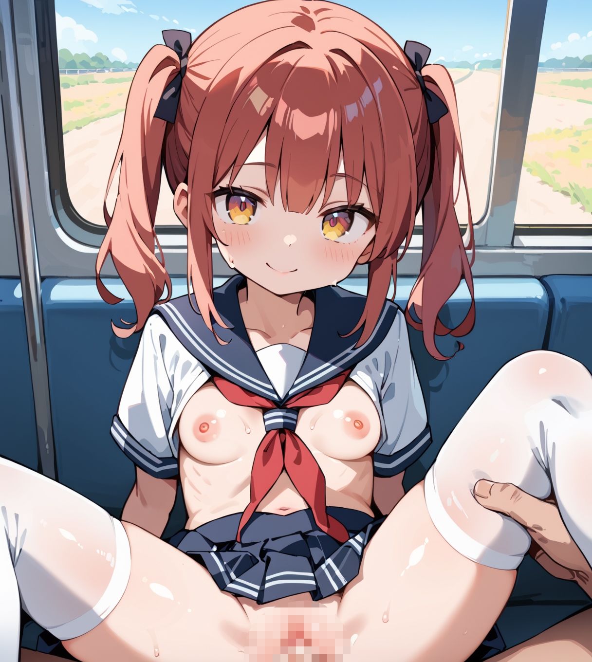 夏休みの午後、ローカル線で君とpart.1 サンプル画像4