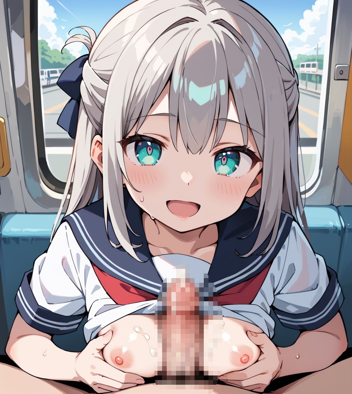 夏休みの午後、ローカル線で君とpart.1 サンプル画像5