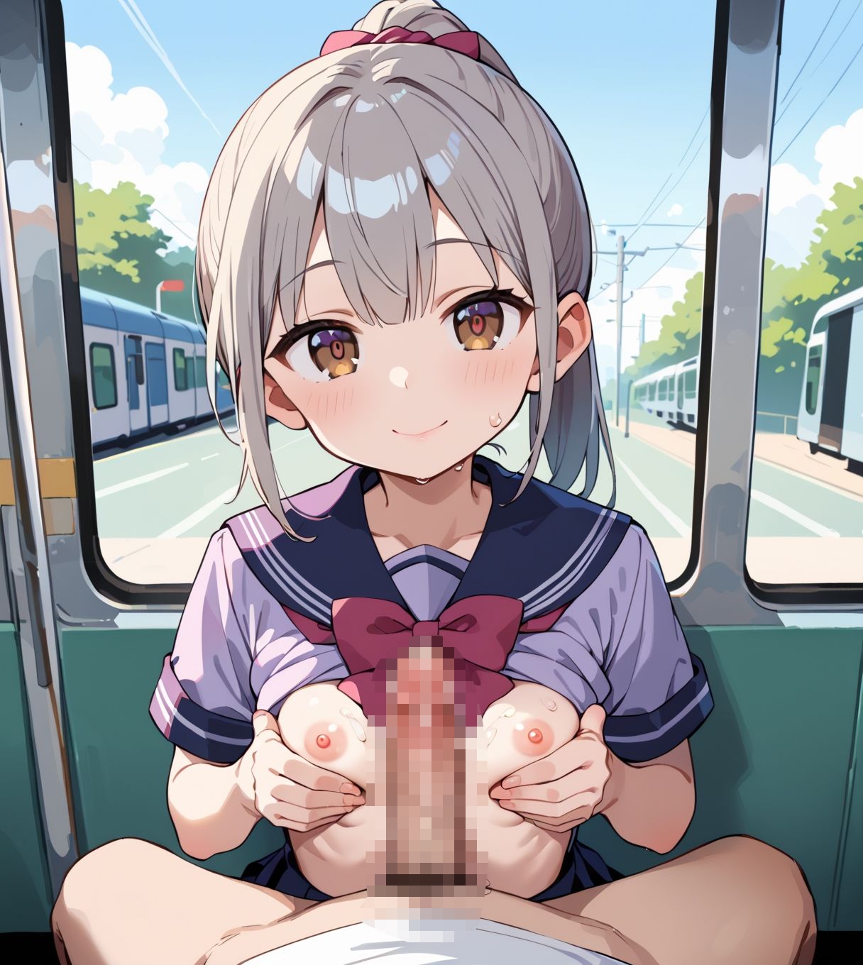 夏休みの午後、ローカル線で君とpart.2 サンプル画像6