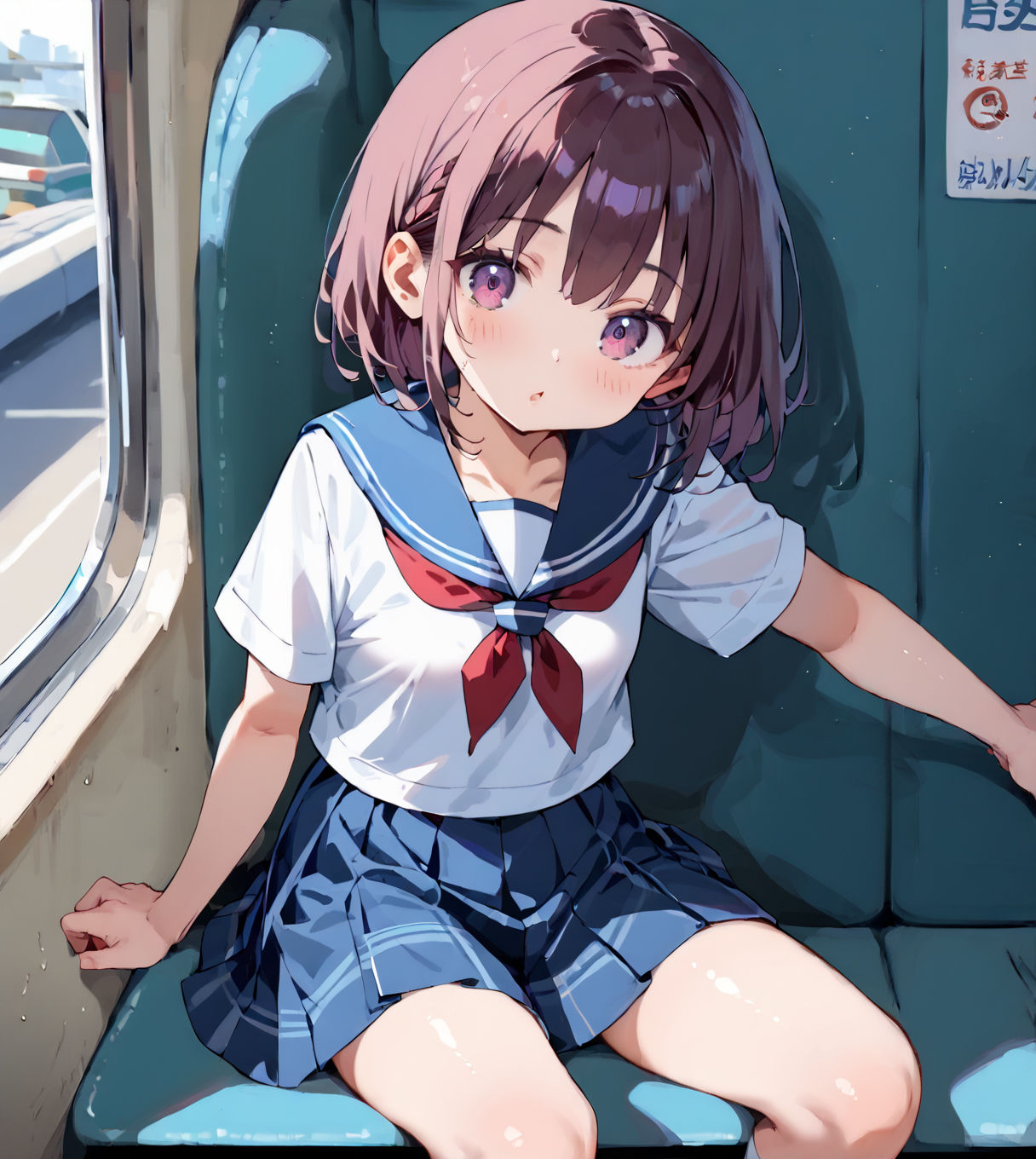 夏休みの午後、ローカル線で君とpart.5 サンプル画像1