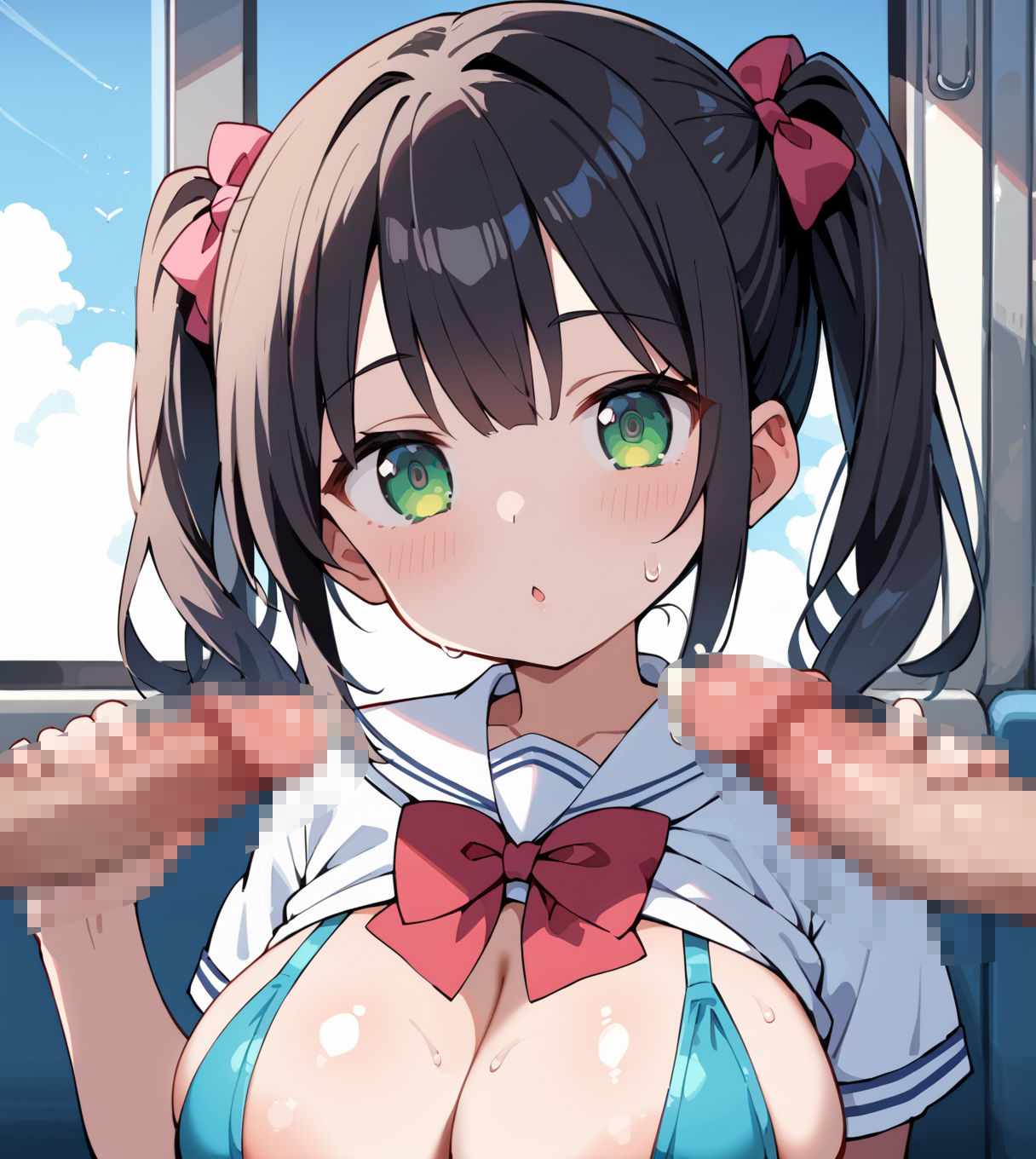 夏休みの午後、ローカル線で君とpart.6 サンプル画像1