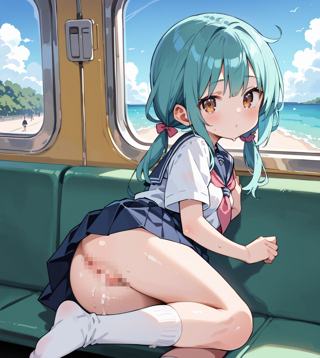 夏休みの午後、ローカル線で君とpart.8 サンプル画像6