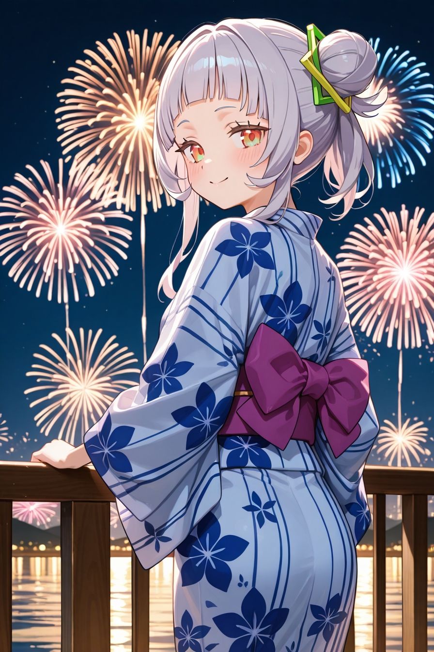 夏祭りデートでイチャラブ浴衣えっち ホ○ライブ2期生編 サンプル画像1