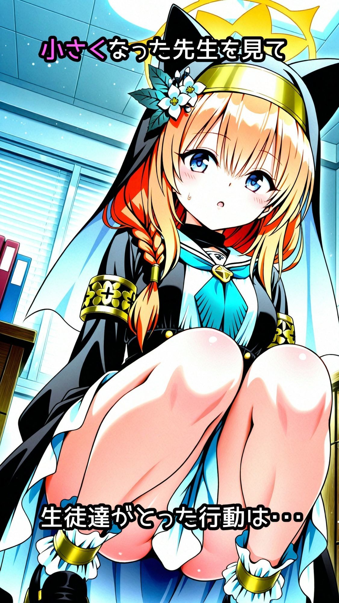 大きな生徒達に囚われて サンプル画像1