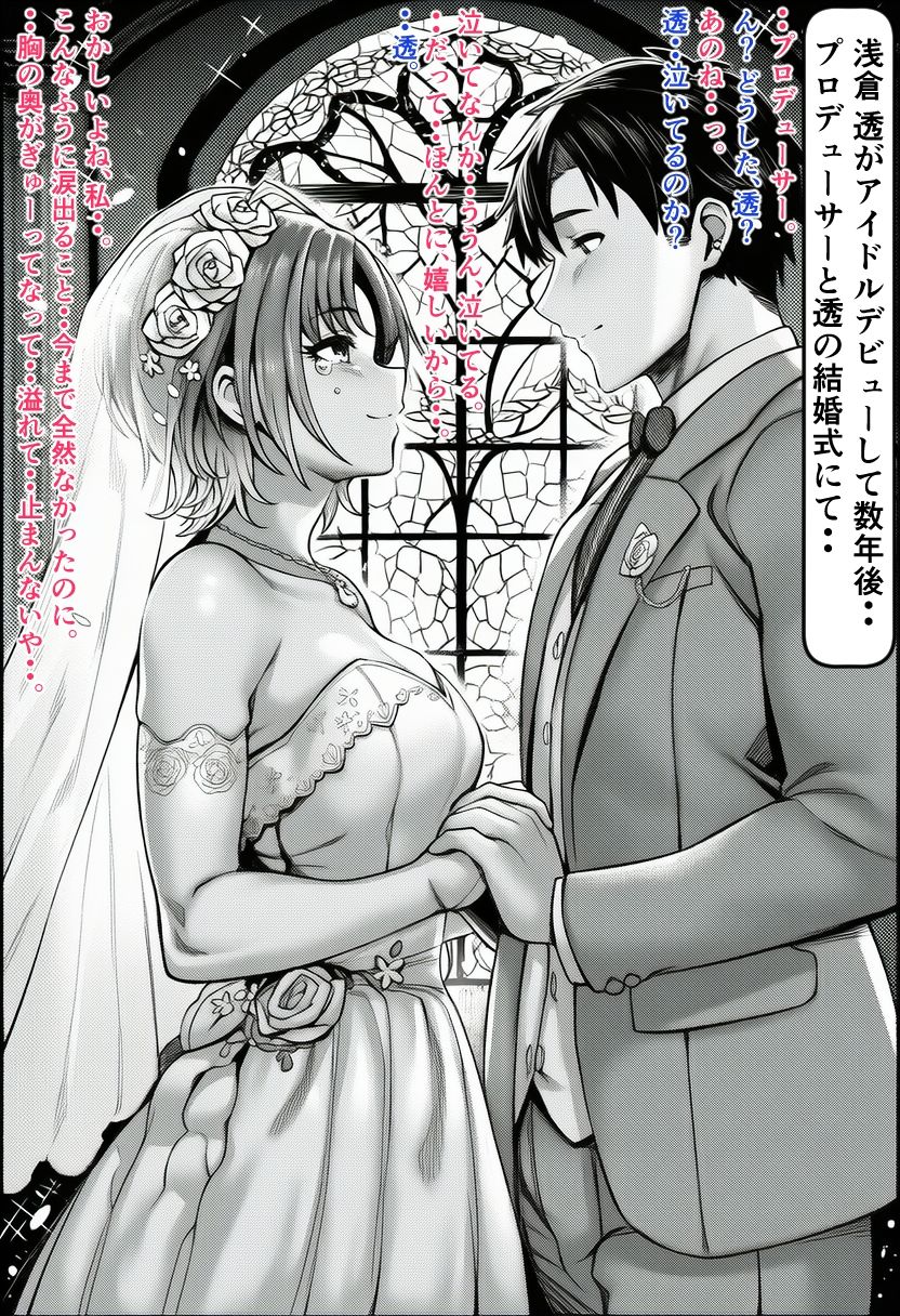 大好きなプロデューサーと結婚したアイドルを托卵大好き浮気妻に改変する話 サンプル画像1
