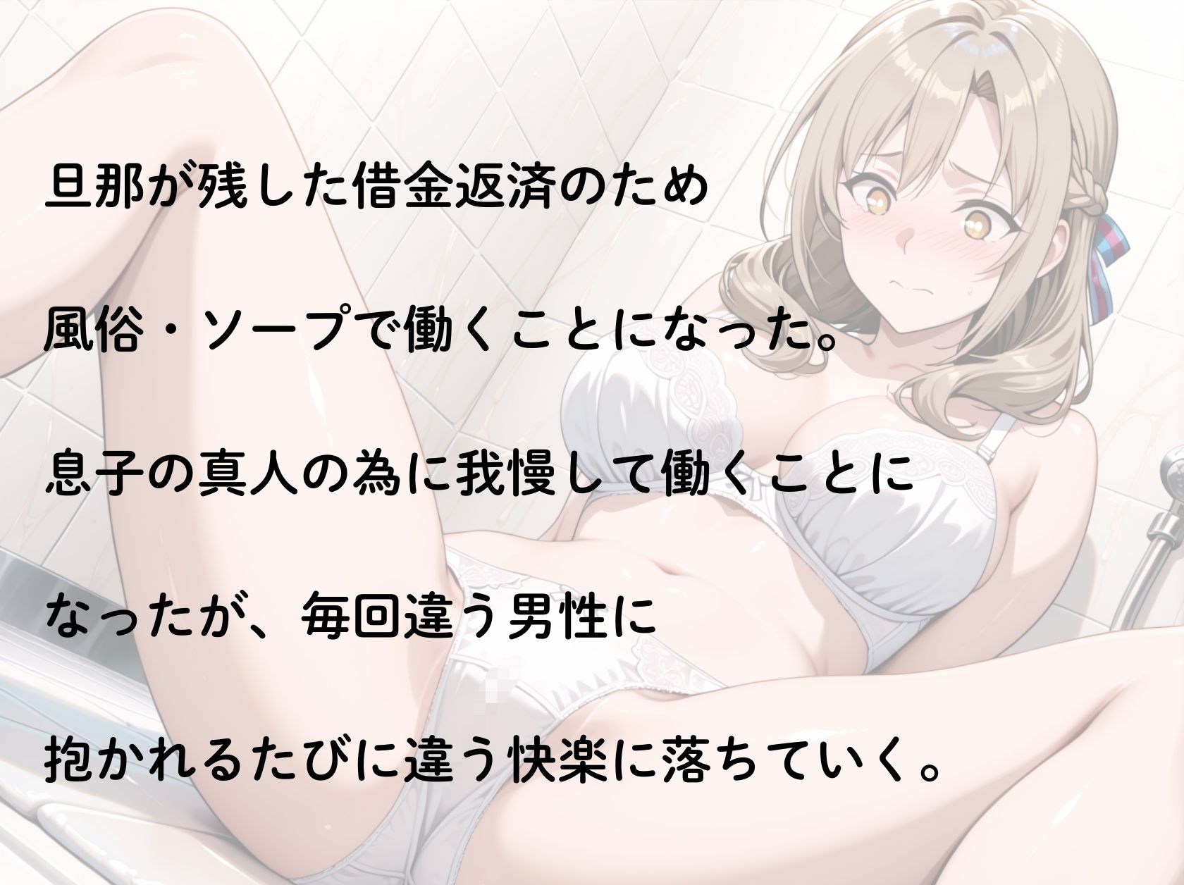 大好真●子 美人妻ソープランド 借金返済のため体、売ります サンプル画像2