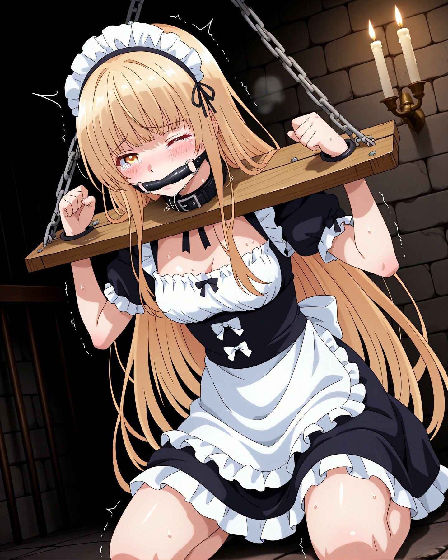 天使メイドお仕置きSM調教CG集 サンプル画像2