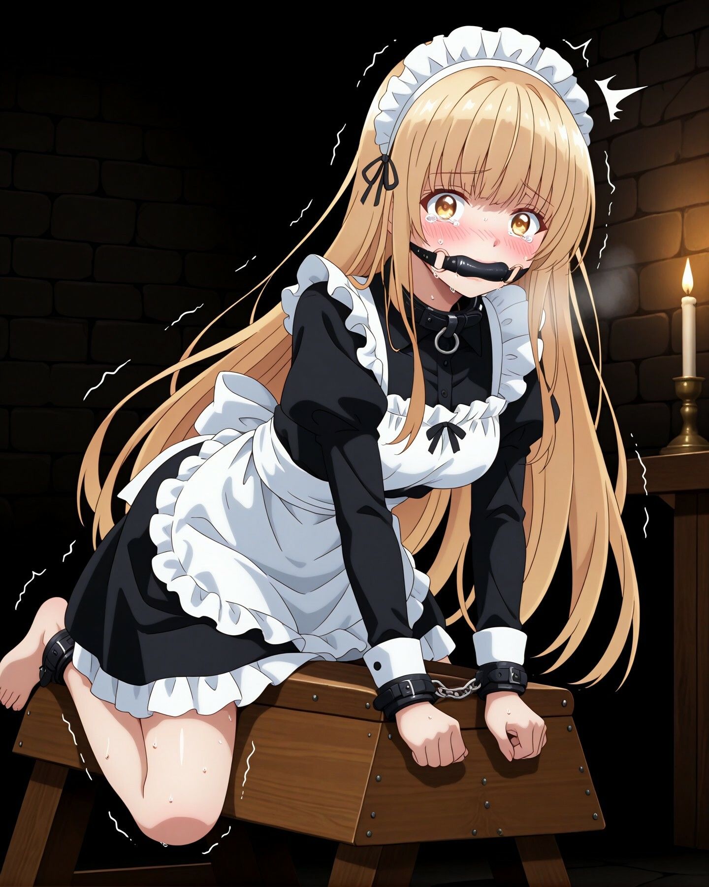 天使メイドお仕置きSM調教CG集 サンプル画像3