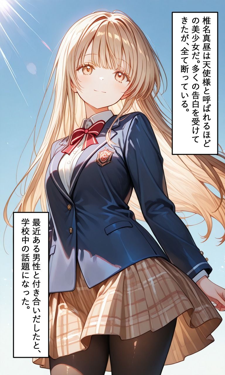 天使様が弱みを握られ孕まされた件 サンプル画像1