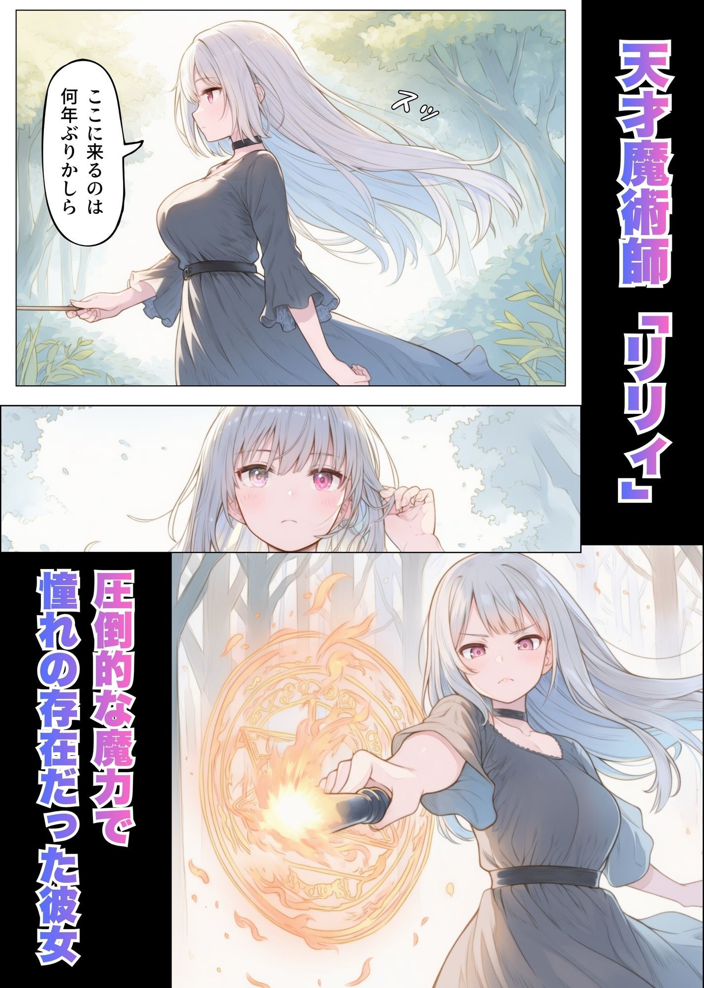 天才魔術師が無様に魔力吸収される話 サンプル画像1