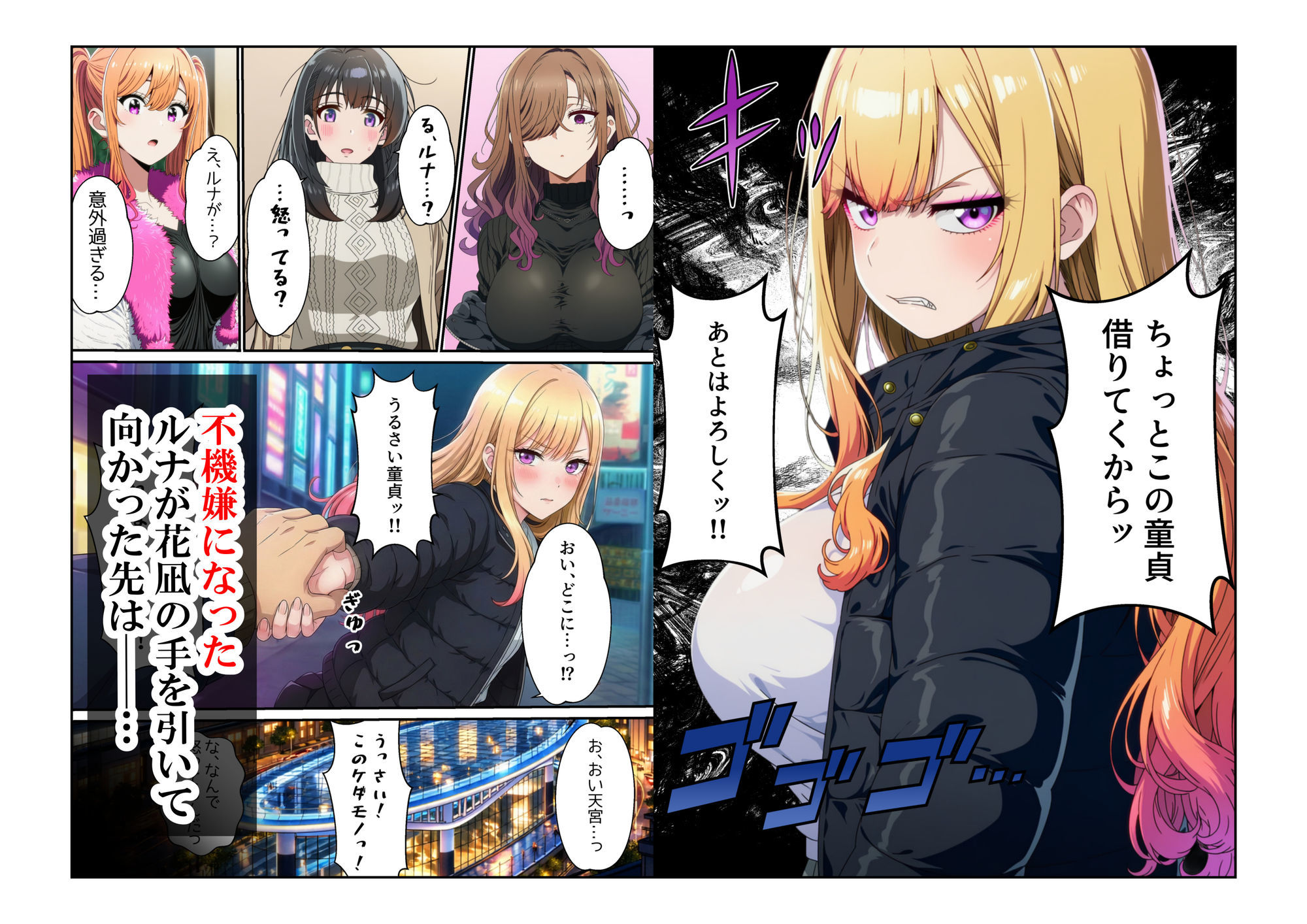 天敵の金髪ギャルが敏感体質過ぎて童貞とセックスしたお話 サンプル画像7