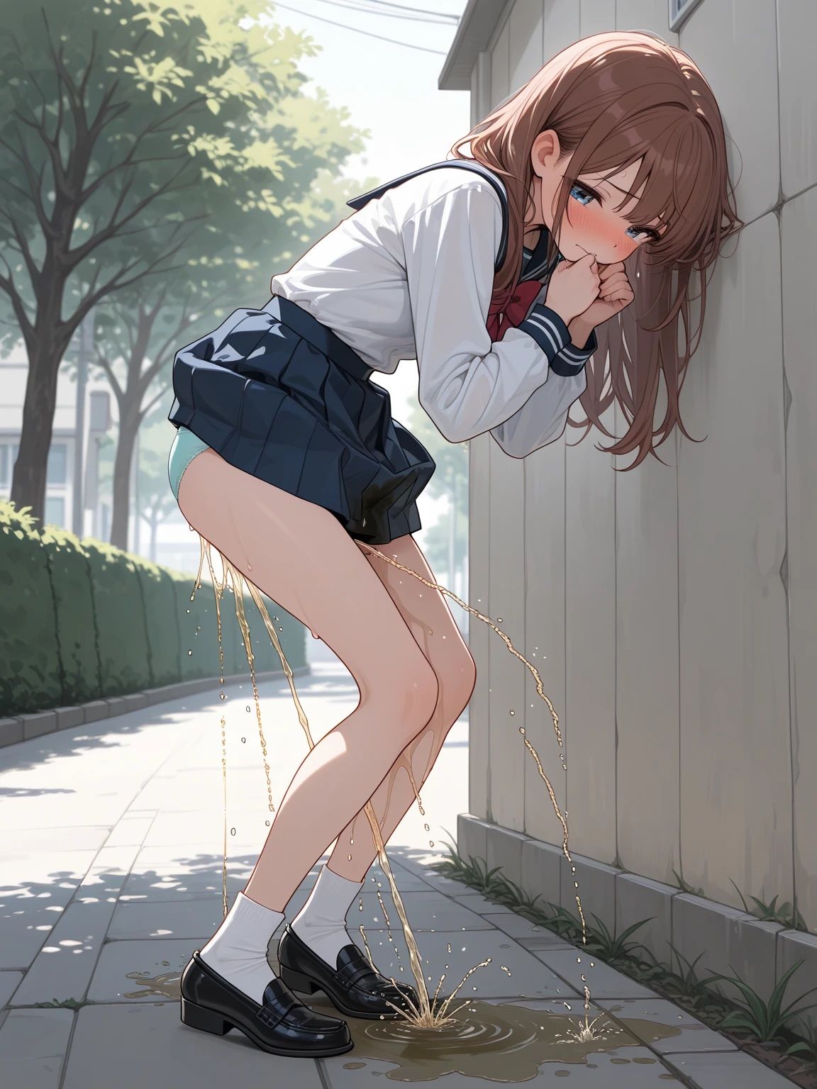 女の子のおもらし サンプル画像2