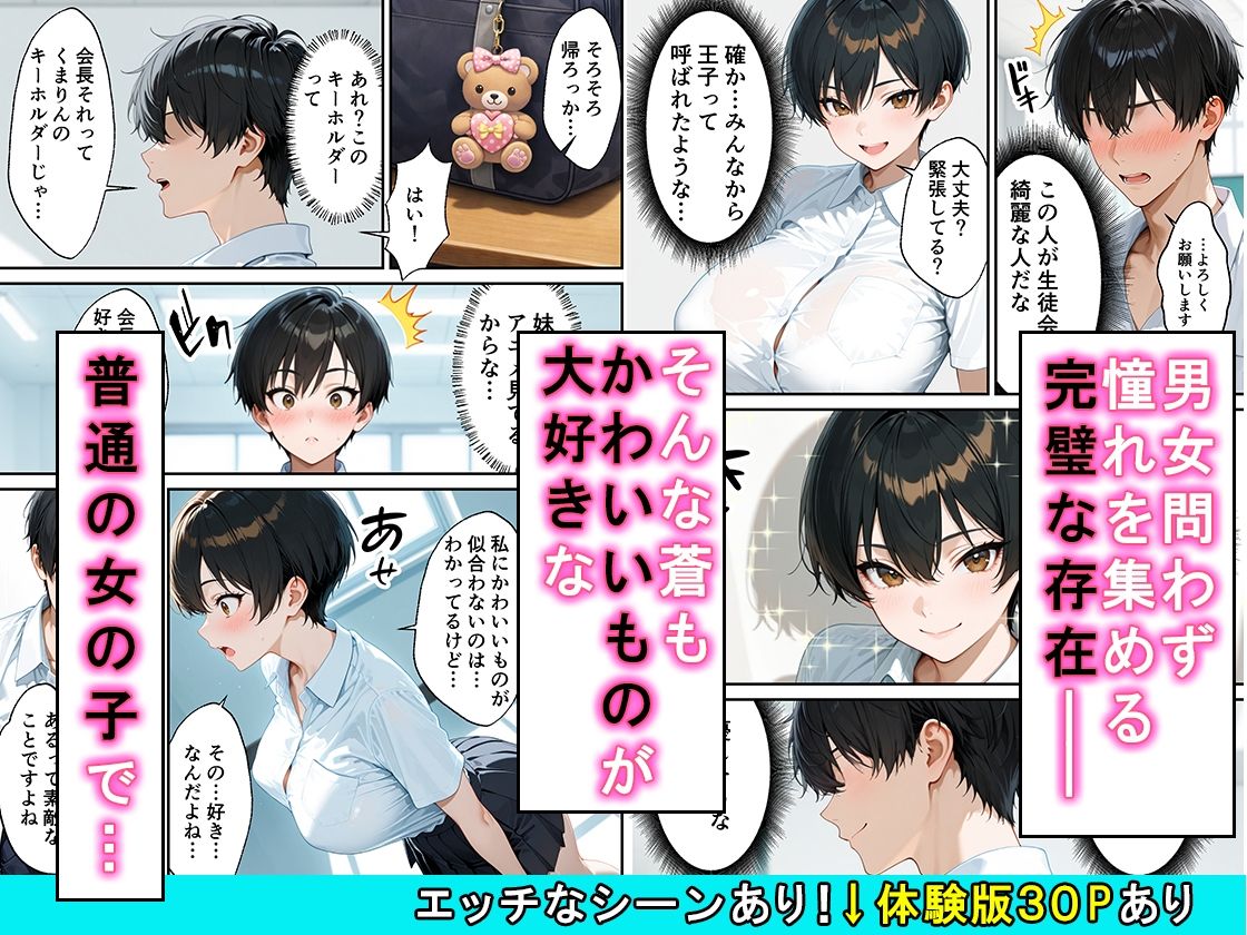 女の子扱いされたい王子様な生徒会長があまあま中出しセックスでメスになる話 サンプル画像2