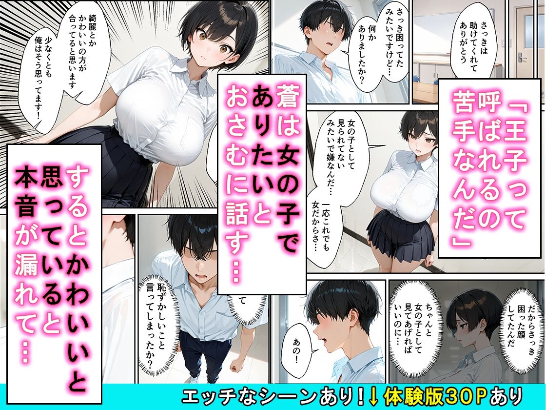 女の子扱いされたい王子様な生徒会長があまあま中出しセックスでメスになる話 サンプル画像3