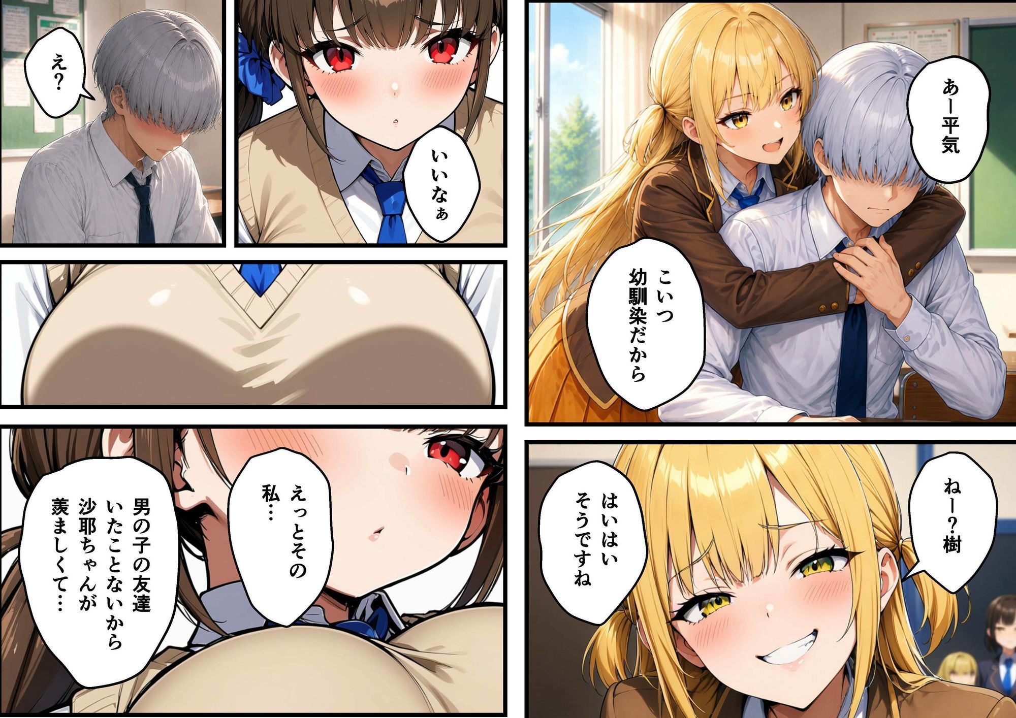 女子校に青一点 サンプル画像3