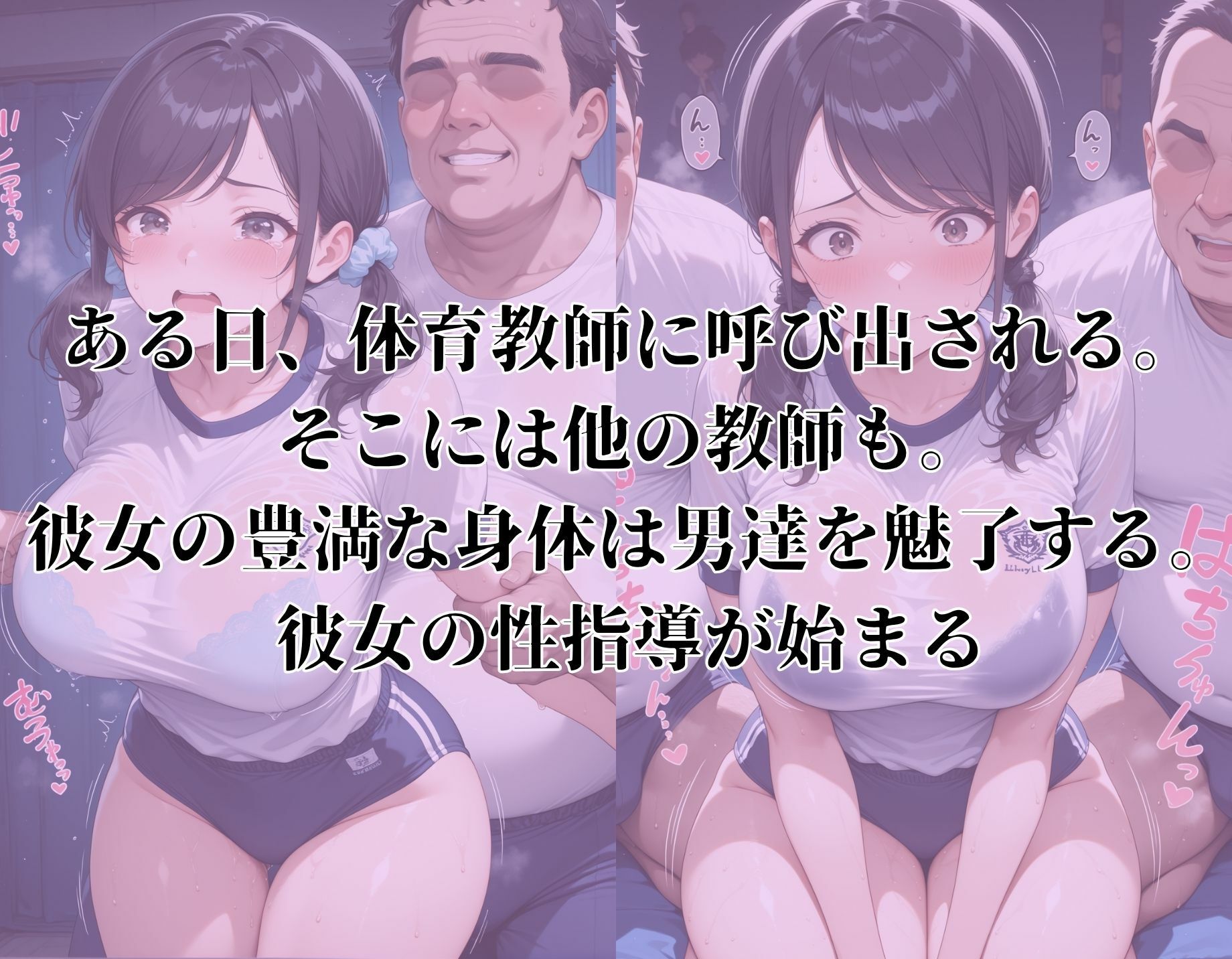 女子校生、教師による性指導〜おとなしい性格のブルマ女子を●す〜 サンプル画像2