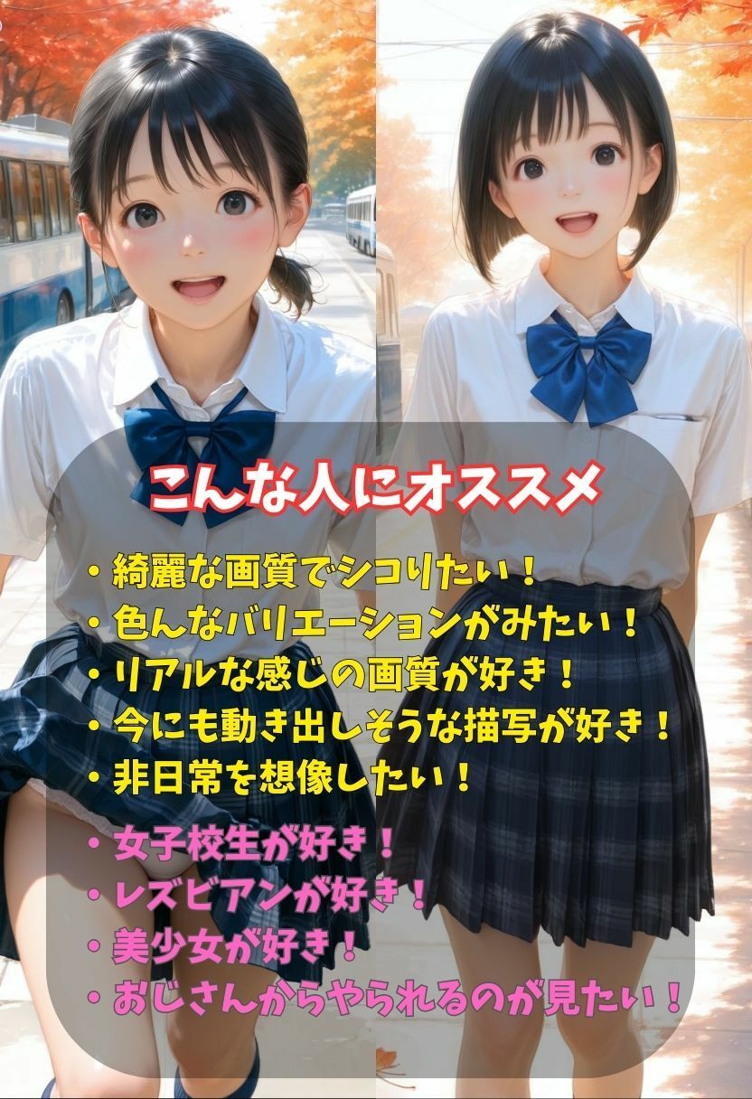 女子校生〜修学旅行、旅館部屋でエッチしてたらキモイ教師にバレて説教指導される〜 サンプル画像1