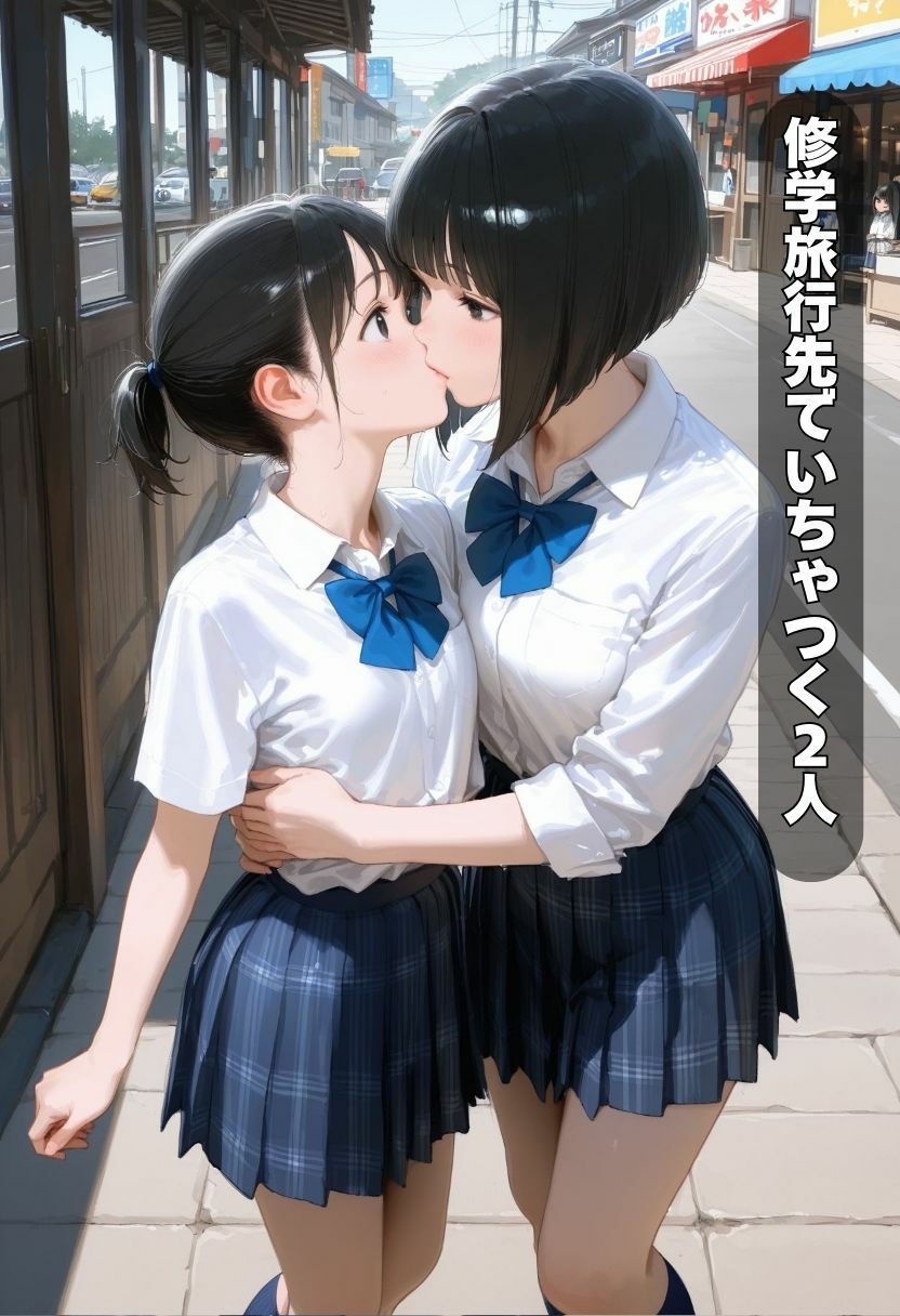 女子校生〜修学旅行、旅館部屋でエッチしてたらキモイ教師にバレて説教指導される〜 サンプル画像2