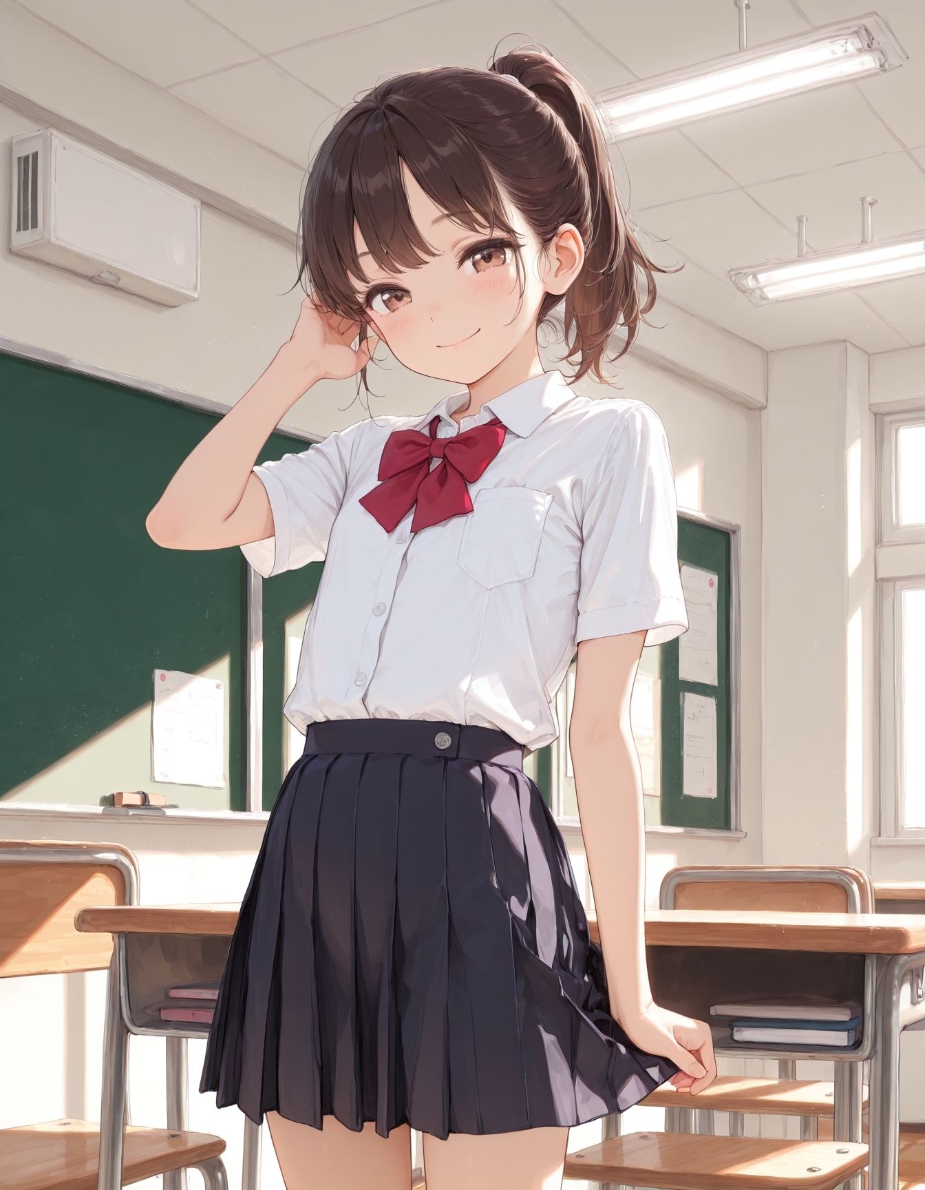 女子校生たちは放課後の教室をラブホ代わりに使う サンプル画像1